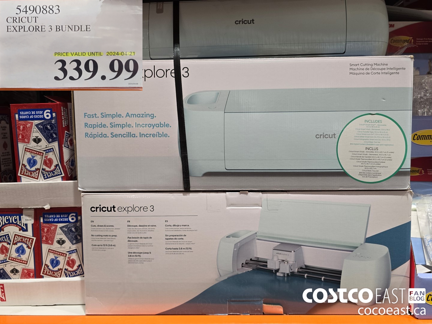 5490883 CRICUT EXPLORE 3 BUNDLE $339.99