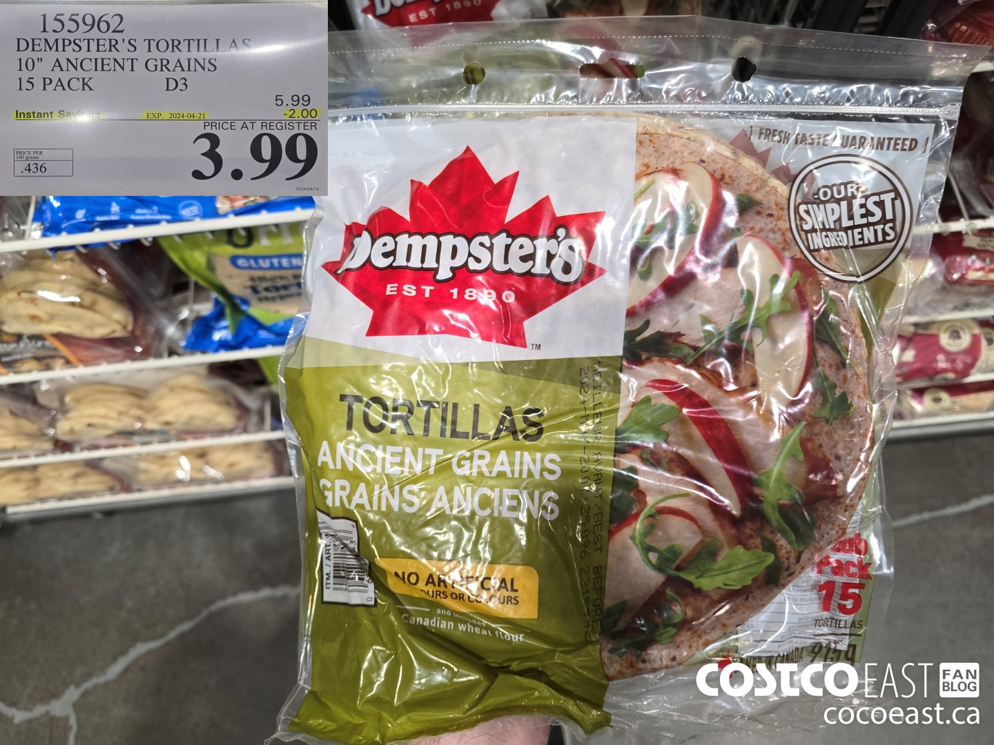 155962 DEMPSTER'S TORTILLAS 10