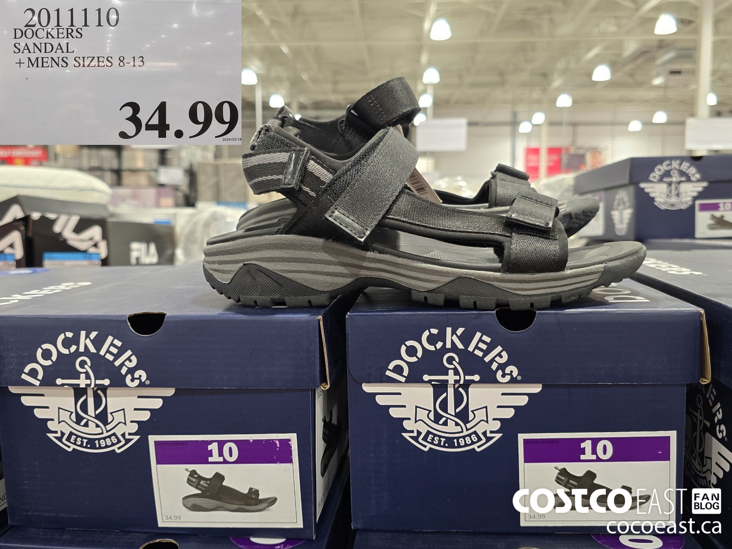 2011110 DOCKERS SANDAL +MENS SIZES 8-13 $34.99