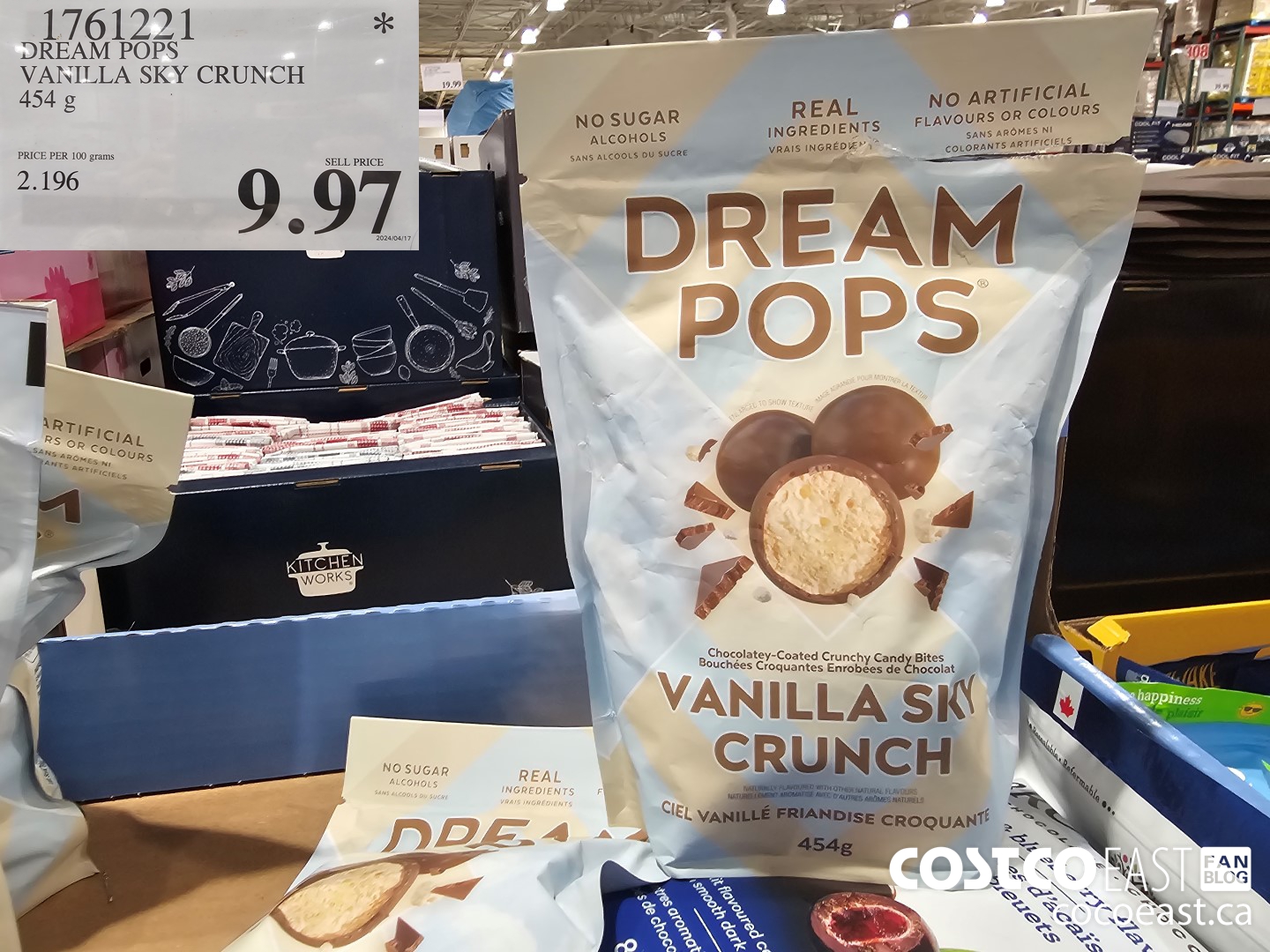 1761221 DREAM POPS VANILLA SKY CRUNCH 454 g $9.97