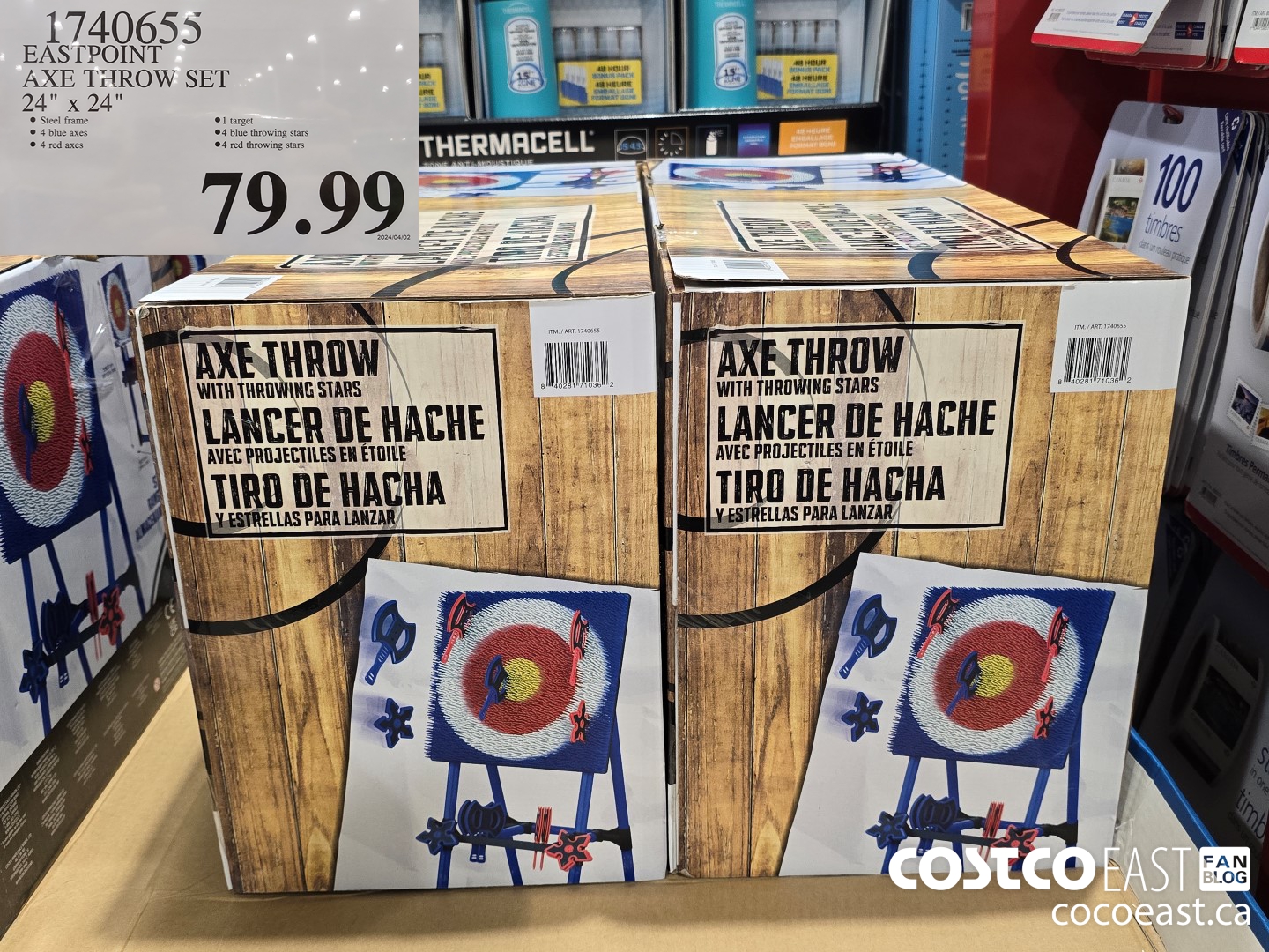 1740655 EASTPOINT AXE THROW SET 24