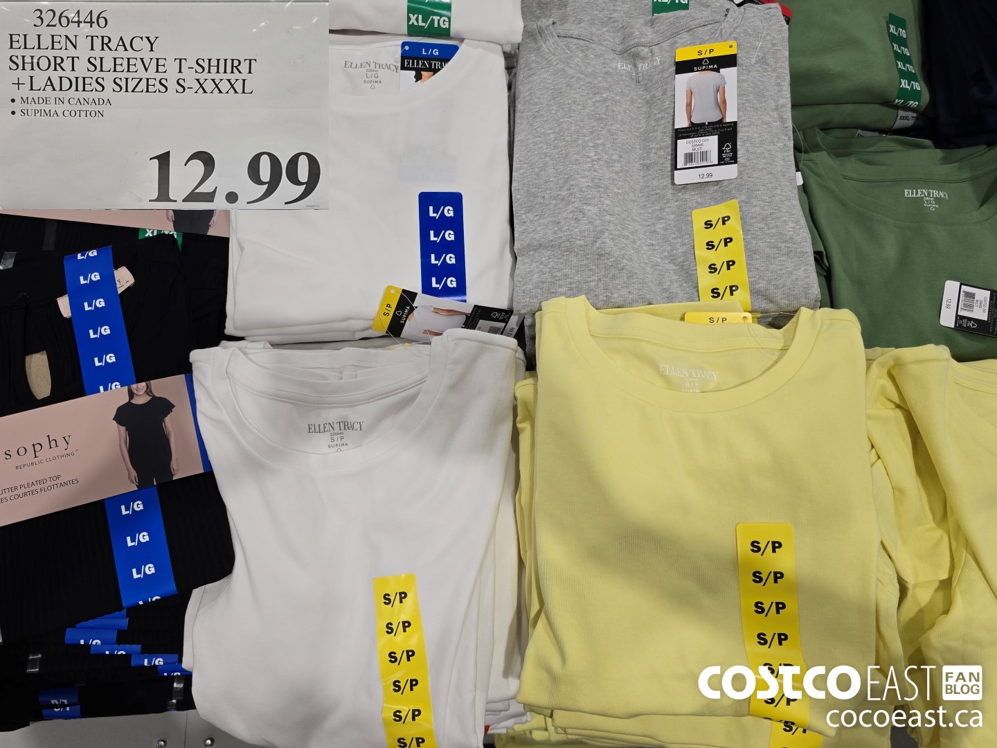 326446 ELLEN TRACY SHORT SLEEVE T-SHIRT + LADIES SIZES S-XXXL $12.99