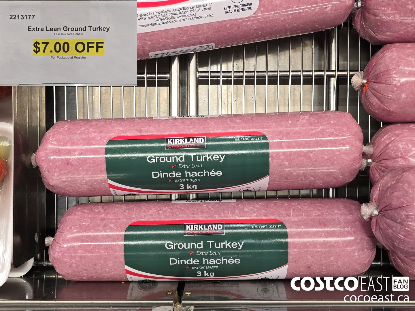 2213177 Extra Lean Ground Turkey ($7.00 INSTANT SAVINGS)