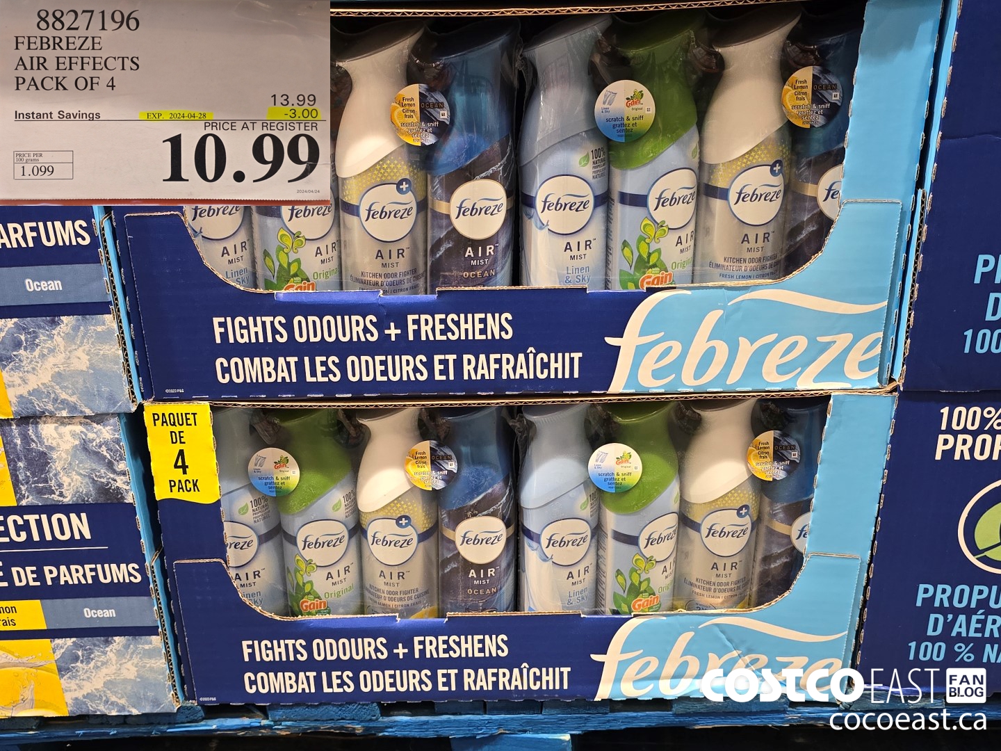 8827196 FEBREZE AIR EFFECTS PACK OF 4 ($3.00 INSTANT SAVINGS EXPIRES ON 2024-04-28) $10.99