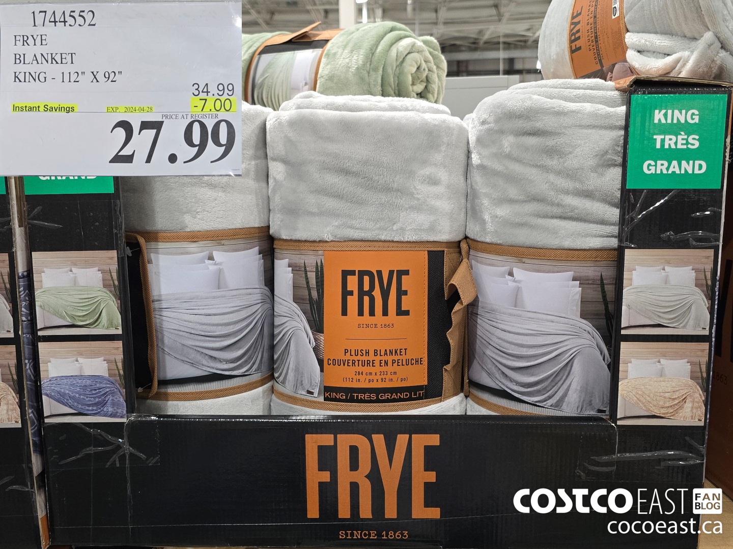 1744532 FRYE BLANKET KING - 112