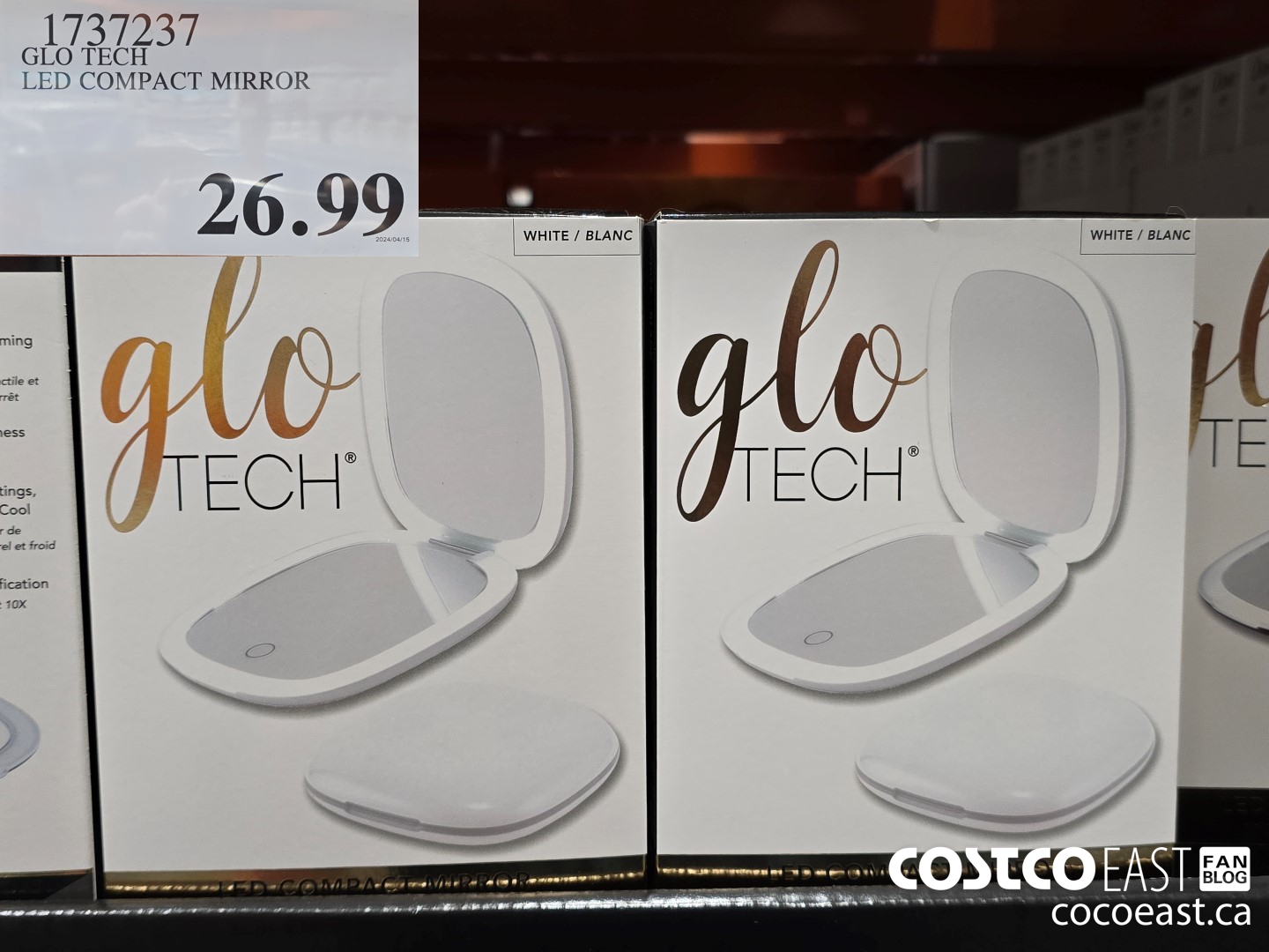 1737237 GLO TECH LED COMPACT MIRROR $26.99