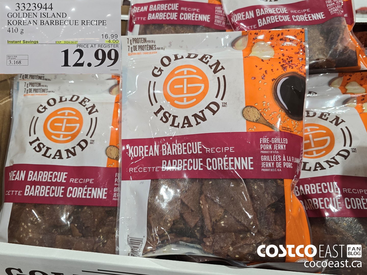 3323944 GOLDEN ISLAND KOREAN BARBECUE RECIPE 410 g ($4.00 INSTANT SAVINGS EXPIRES ON 2024-04-07) $12.99