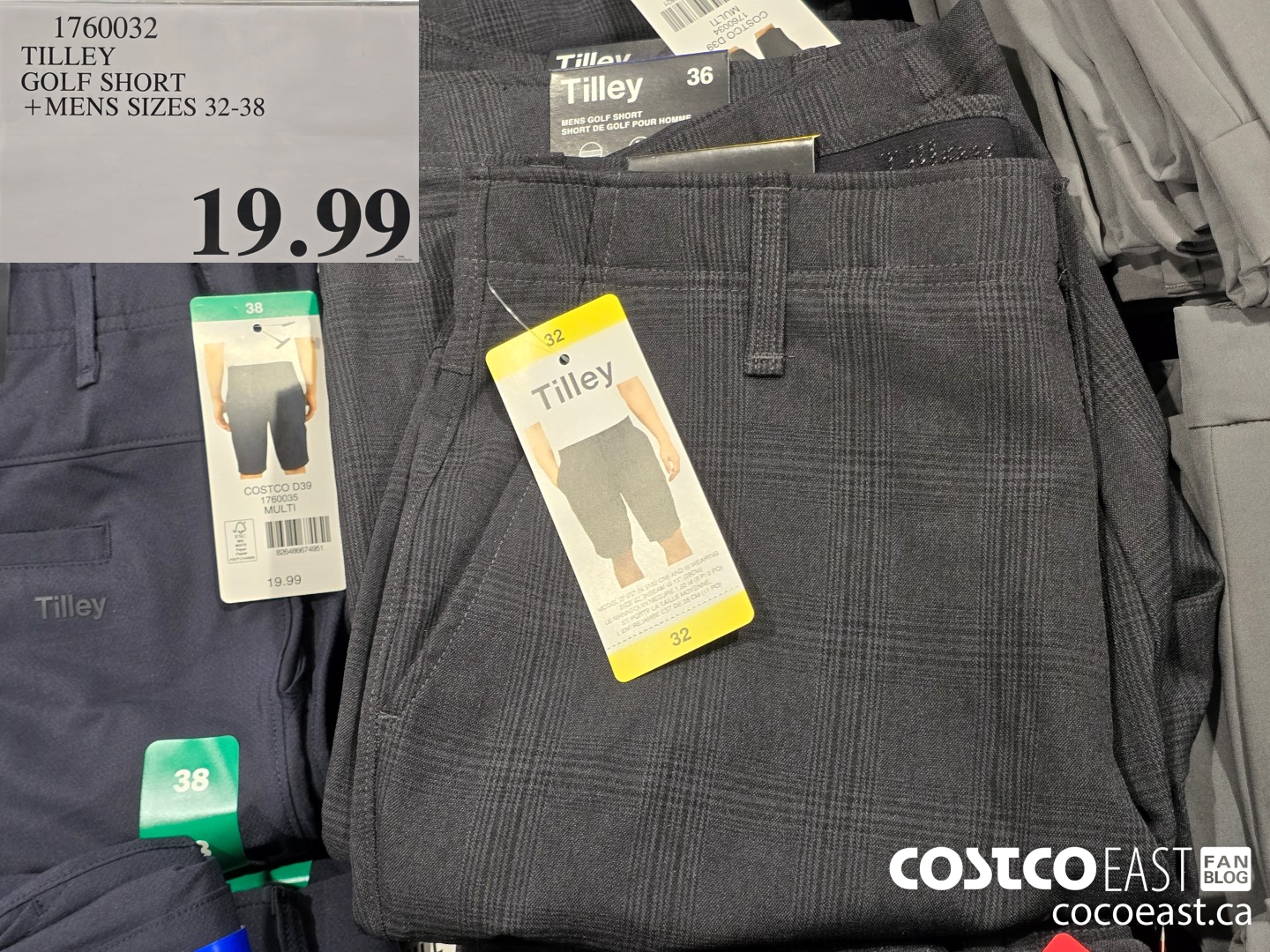 1760032 HILEBY GOLF SHORT +MENS SIZES 32-38 $19.99