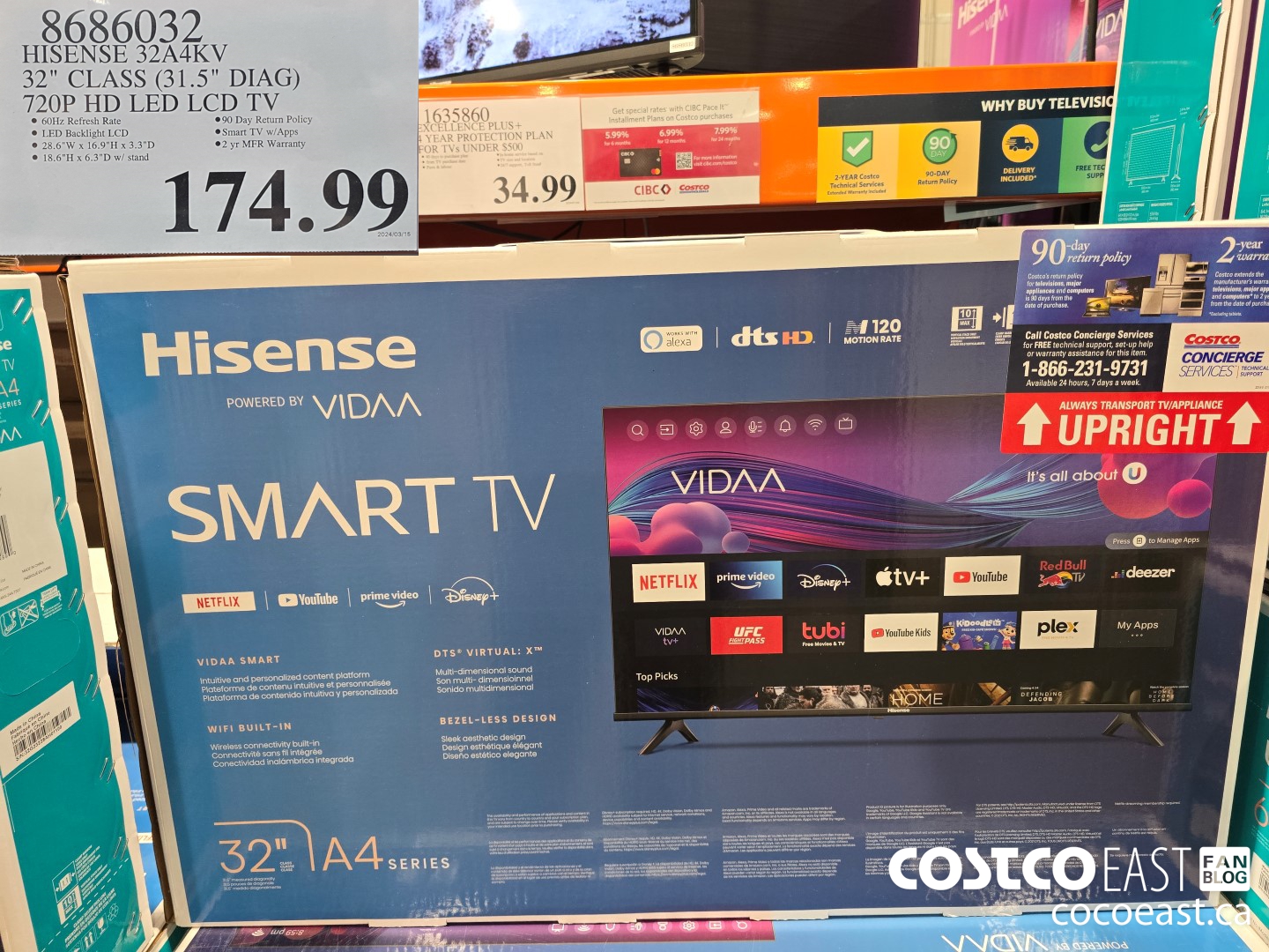 8686032 HISENSE 32A4KV 32