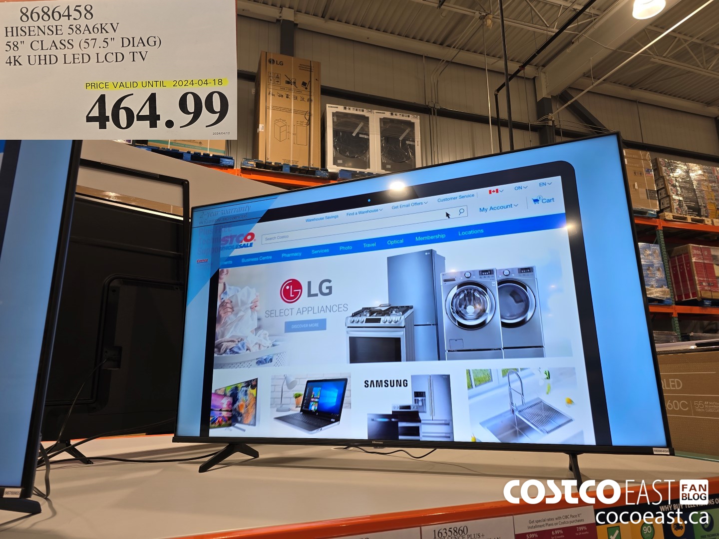 8686458 HISENSE 58A6KV 58