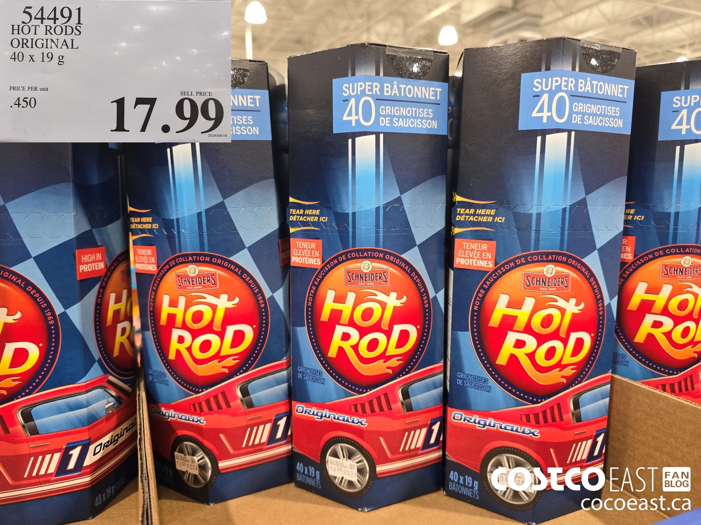 54491 HOT RODS ORIGINAL 40 x 19g $17.99