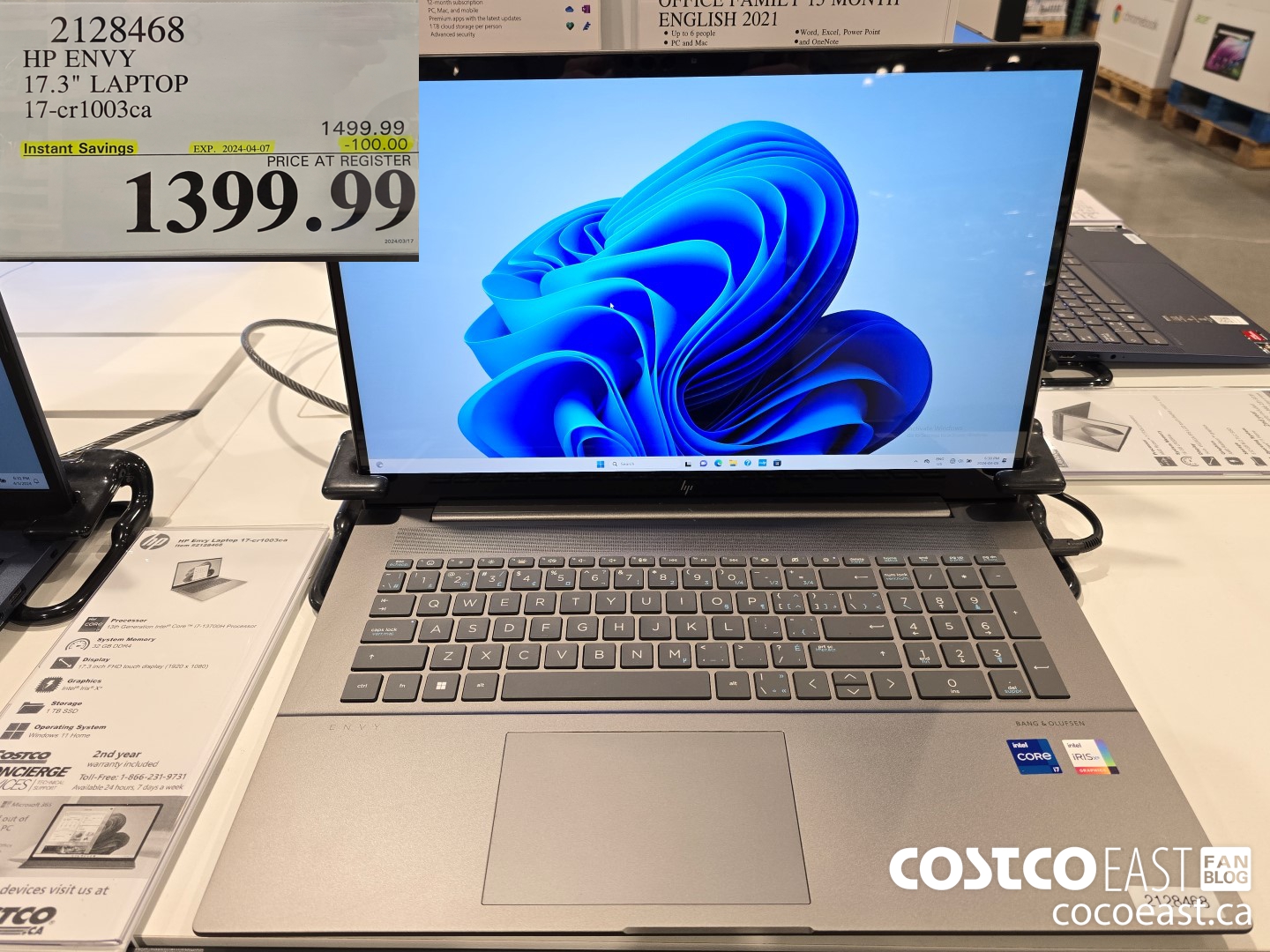 2128468 HP ENVY 17.3