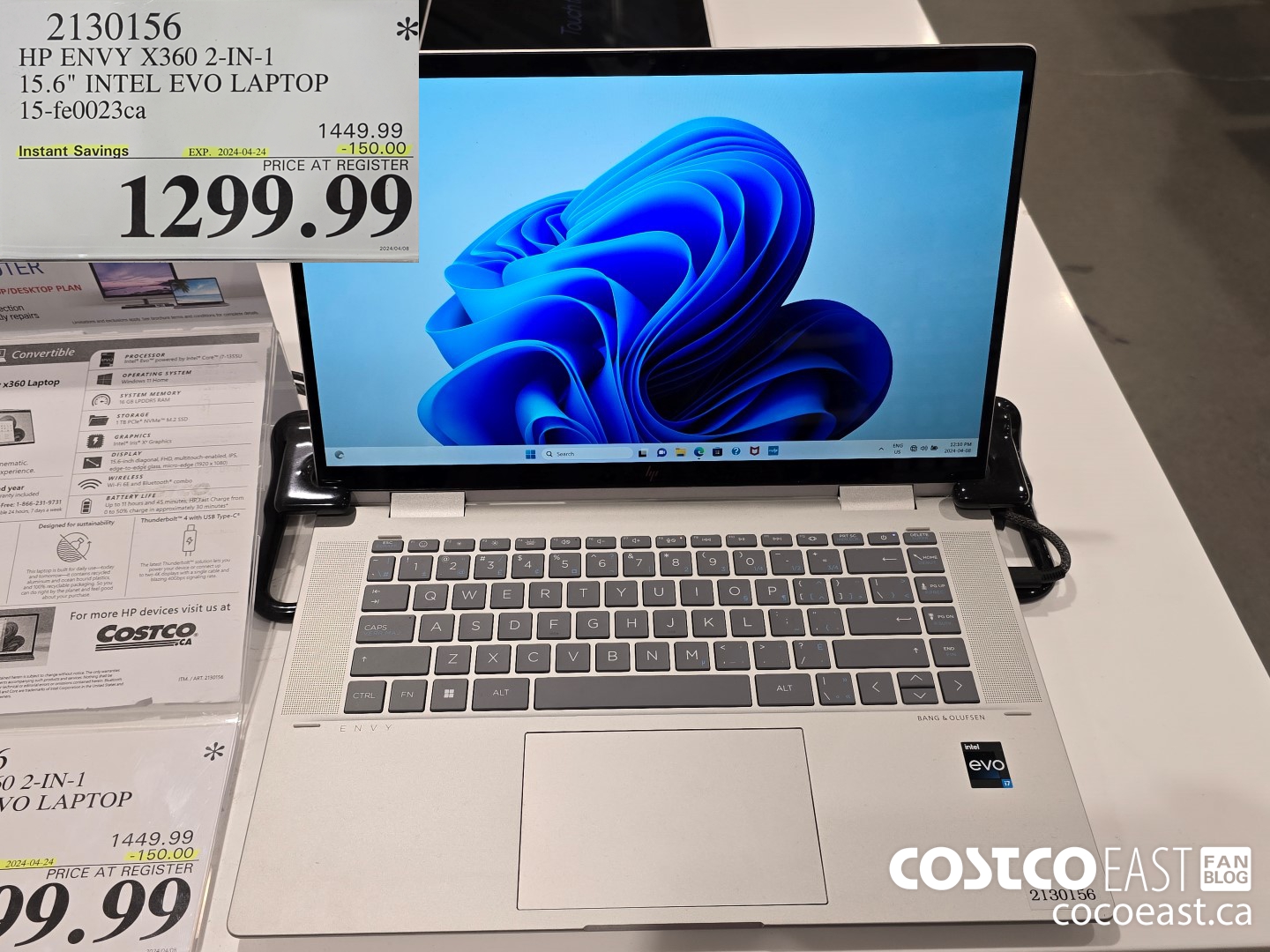 2130156 HP ENVY X360 2-IN-1 15.6