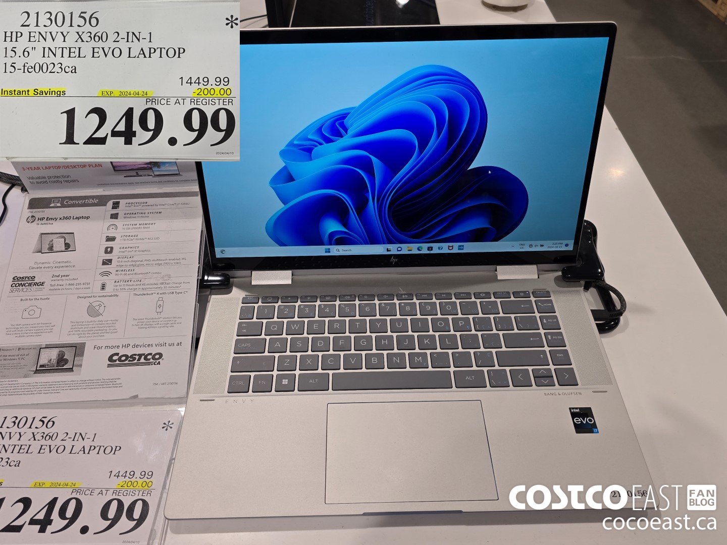 2130156 HP ENVY X360 2-IN-1 15.6