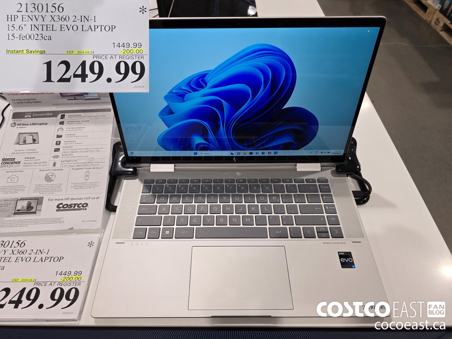 2130156 HP ENVY X360 2-IN-1 15.6