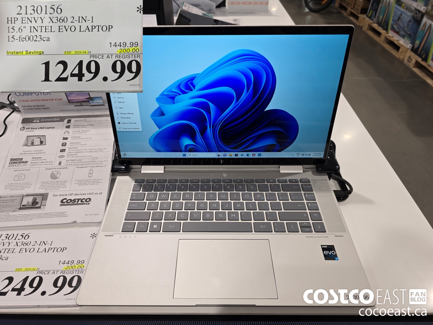 2130156 HP ENVY X360 2-IN-1 15.6