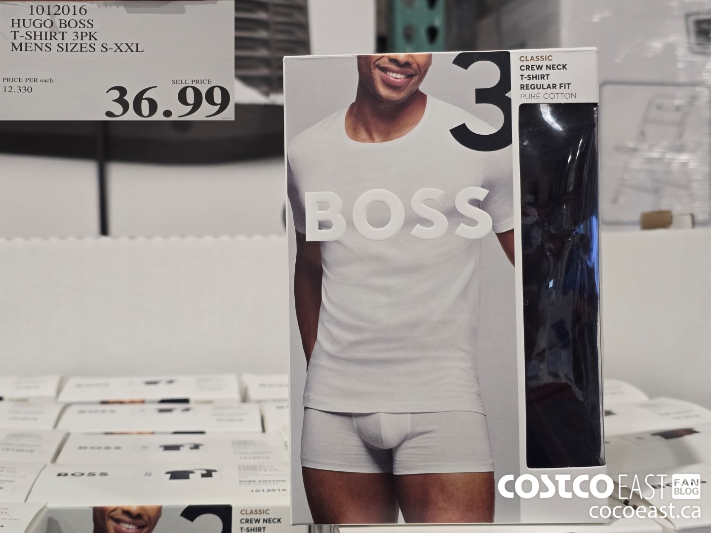 1012016 HUGO BOSS T-SHIRT 3PK MENS SIZES S-XXL $36.99