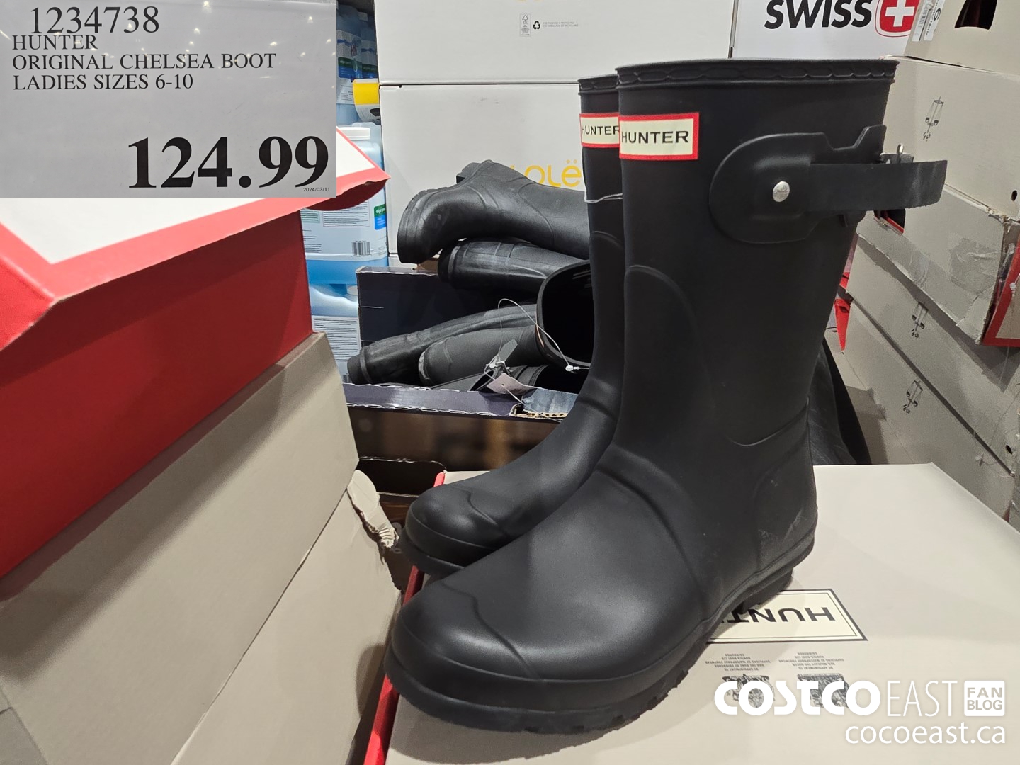 1234738 HUNTER ORIGINAL CHELSEA BOOT SIZE 6-10 $124.99