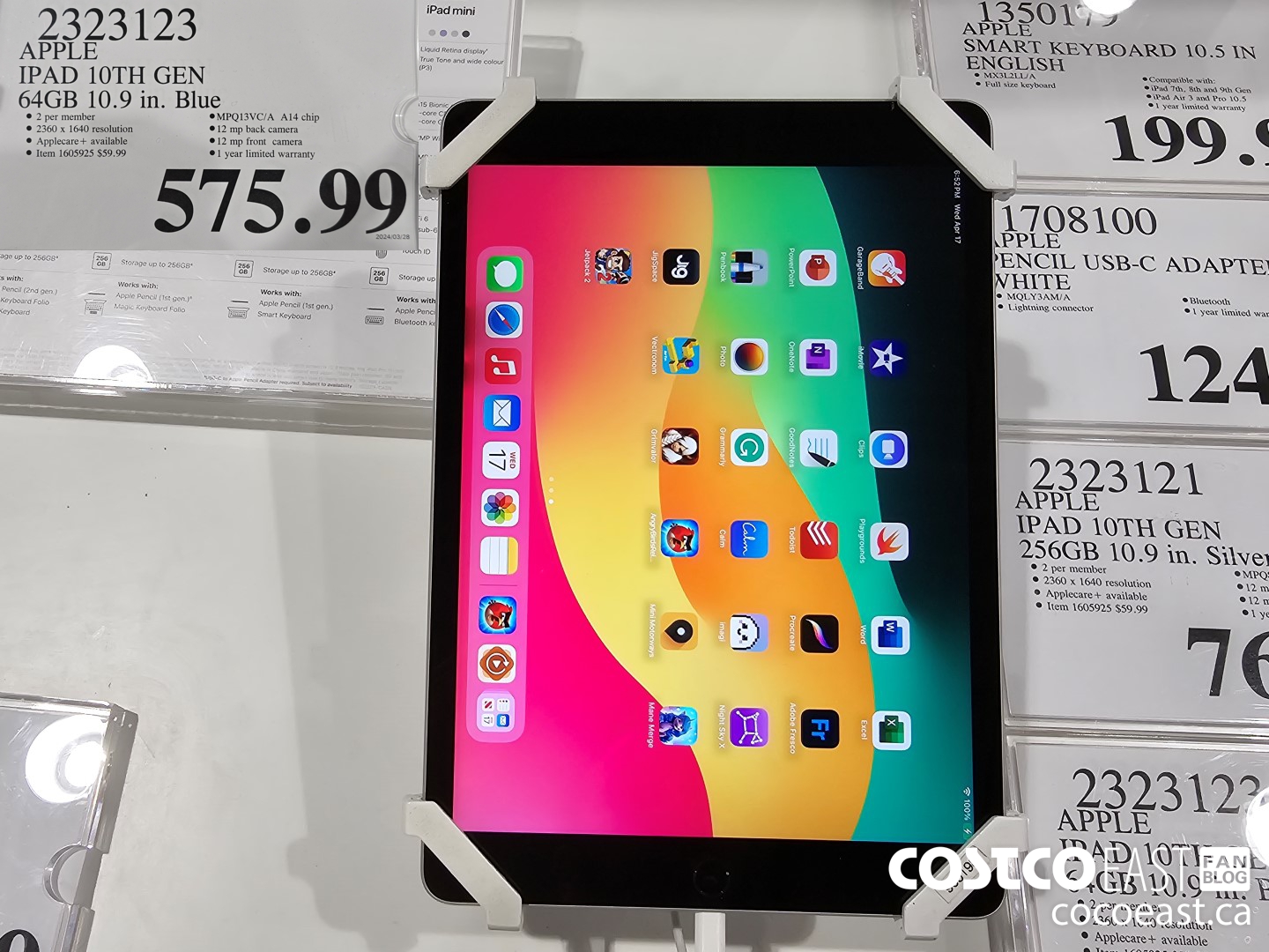 2323123 IPAD 10TH GEN 64GB 10.9 in. Blue $575.99