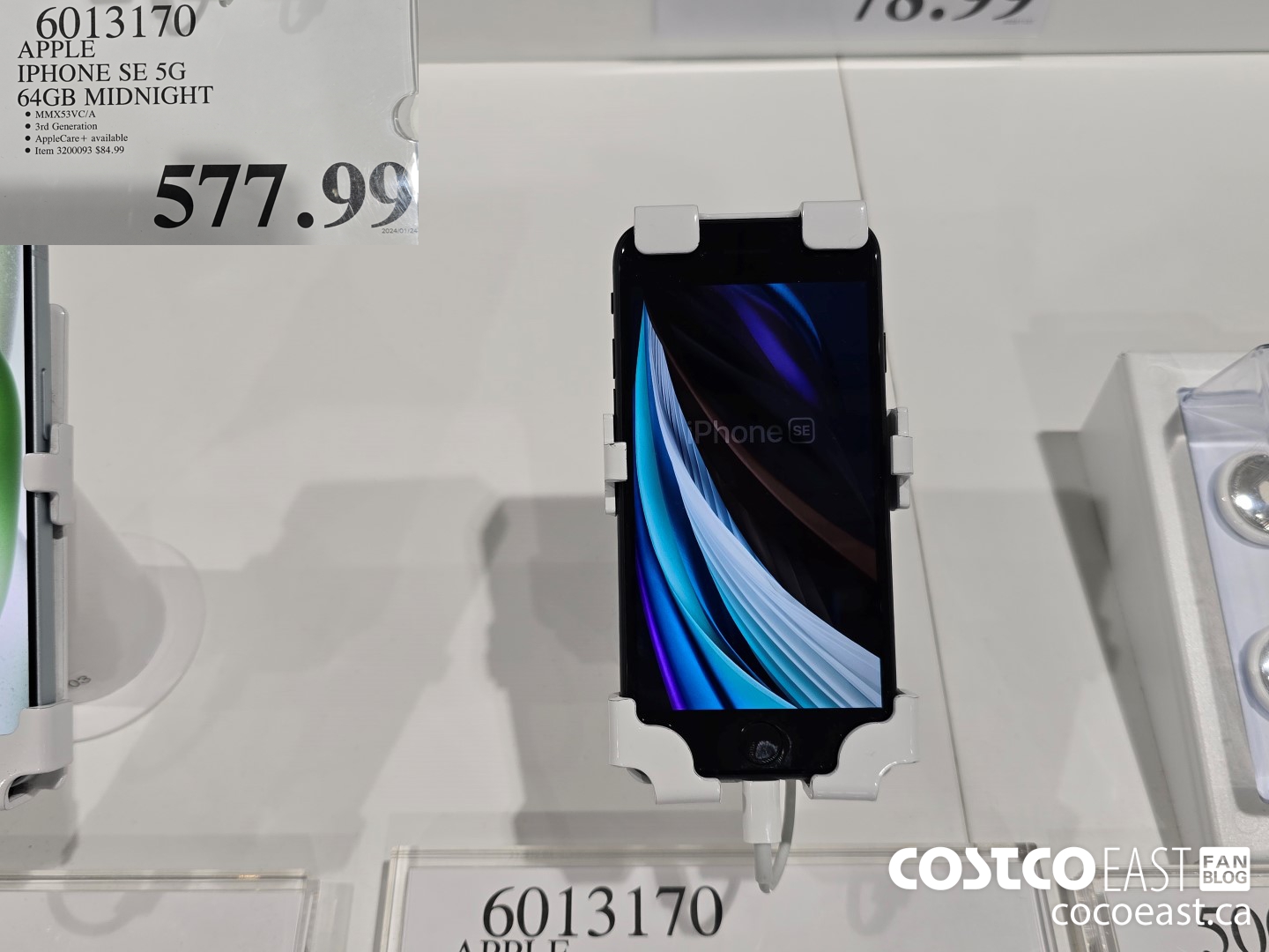 6013170 IPHONE SE 5G 64GB MIDNIGHT $577.99