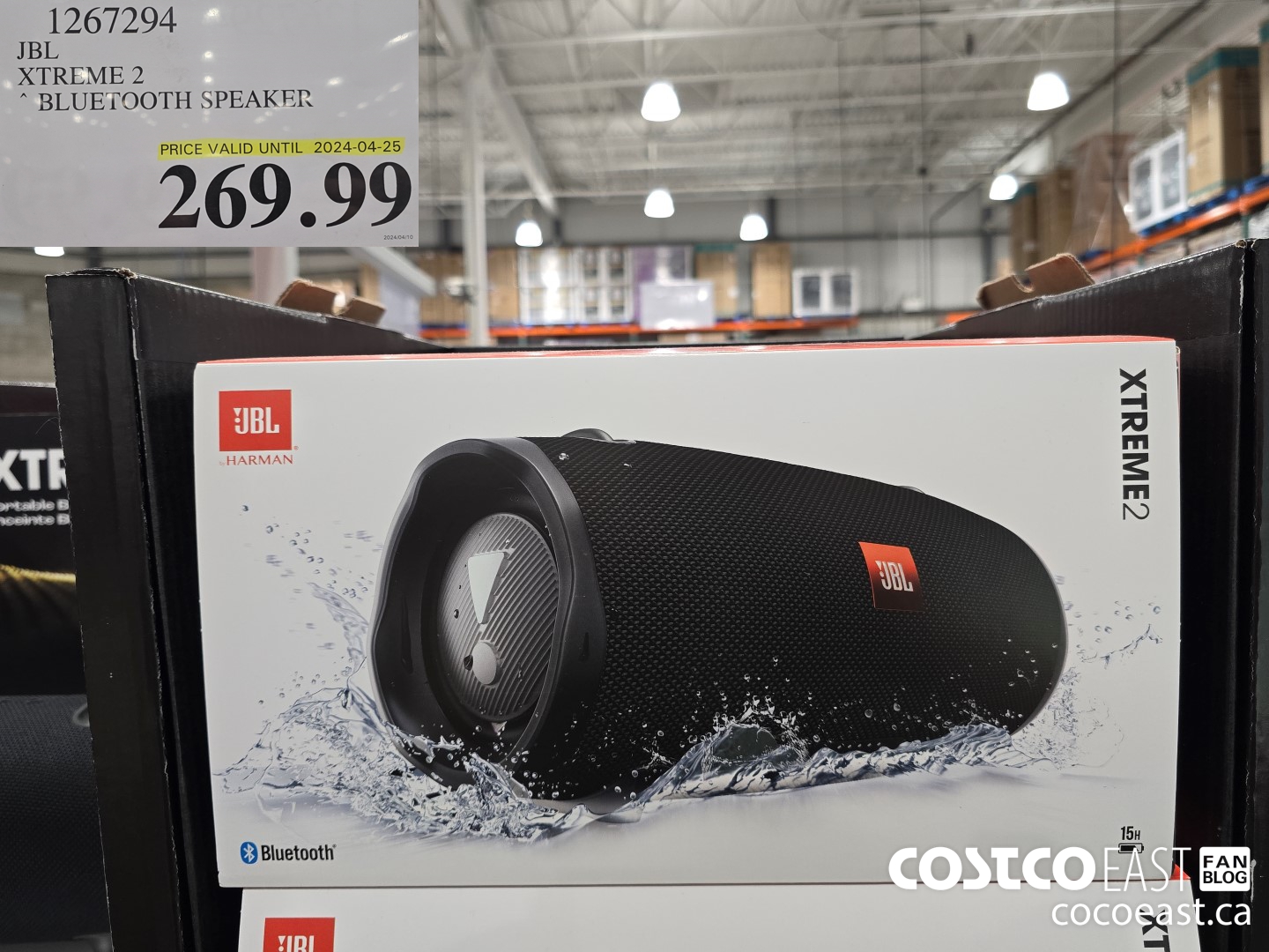 1267294 JBL XTREME 2 * BLUETOOTH SPEAKER $269.99