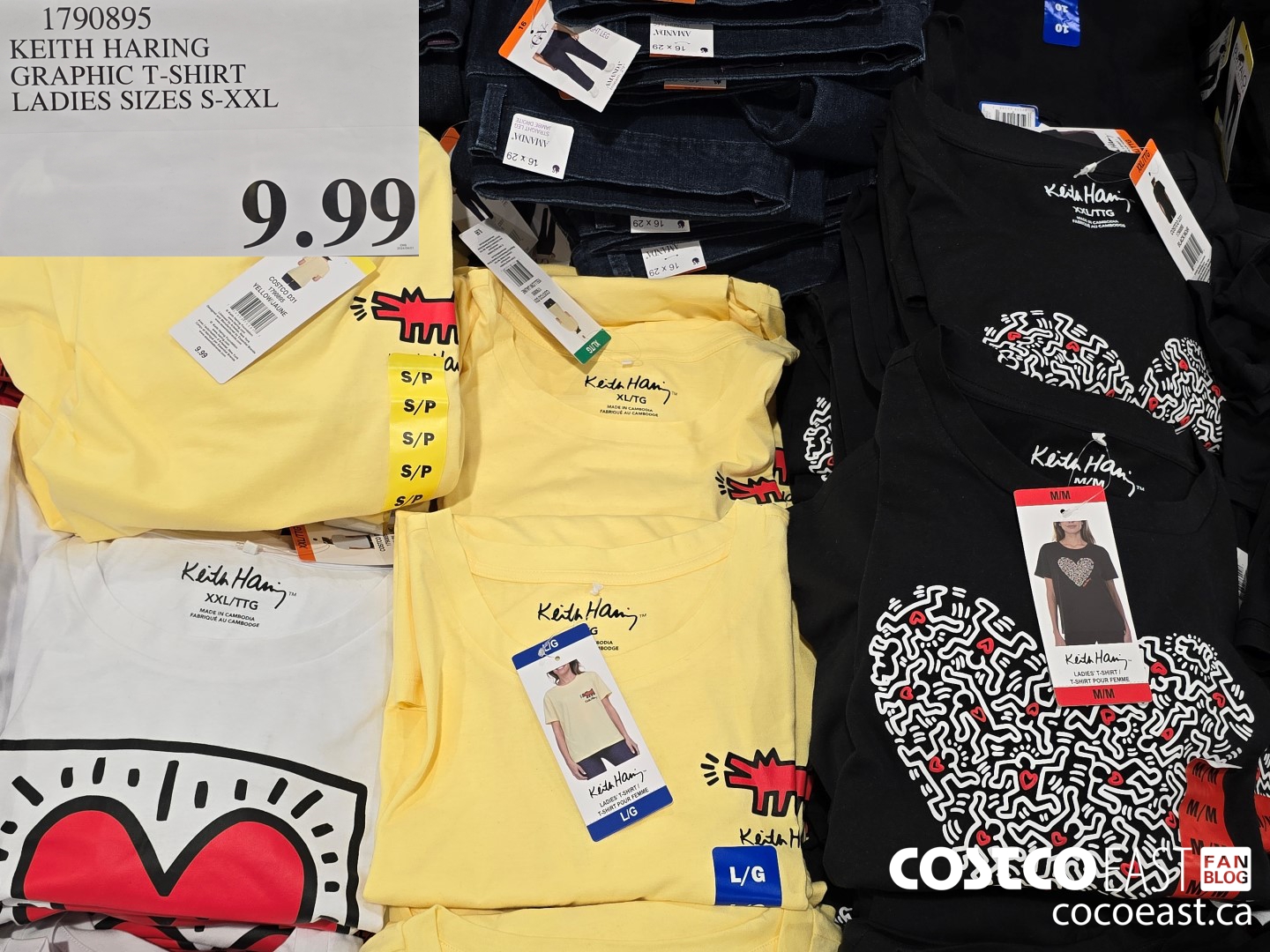 1790895 KEITH HARING GRAPHIC T-SHIRT LADIES SIZES S-XXL $9.99