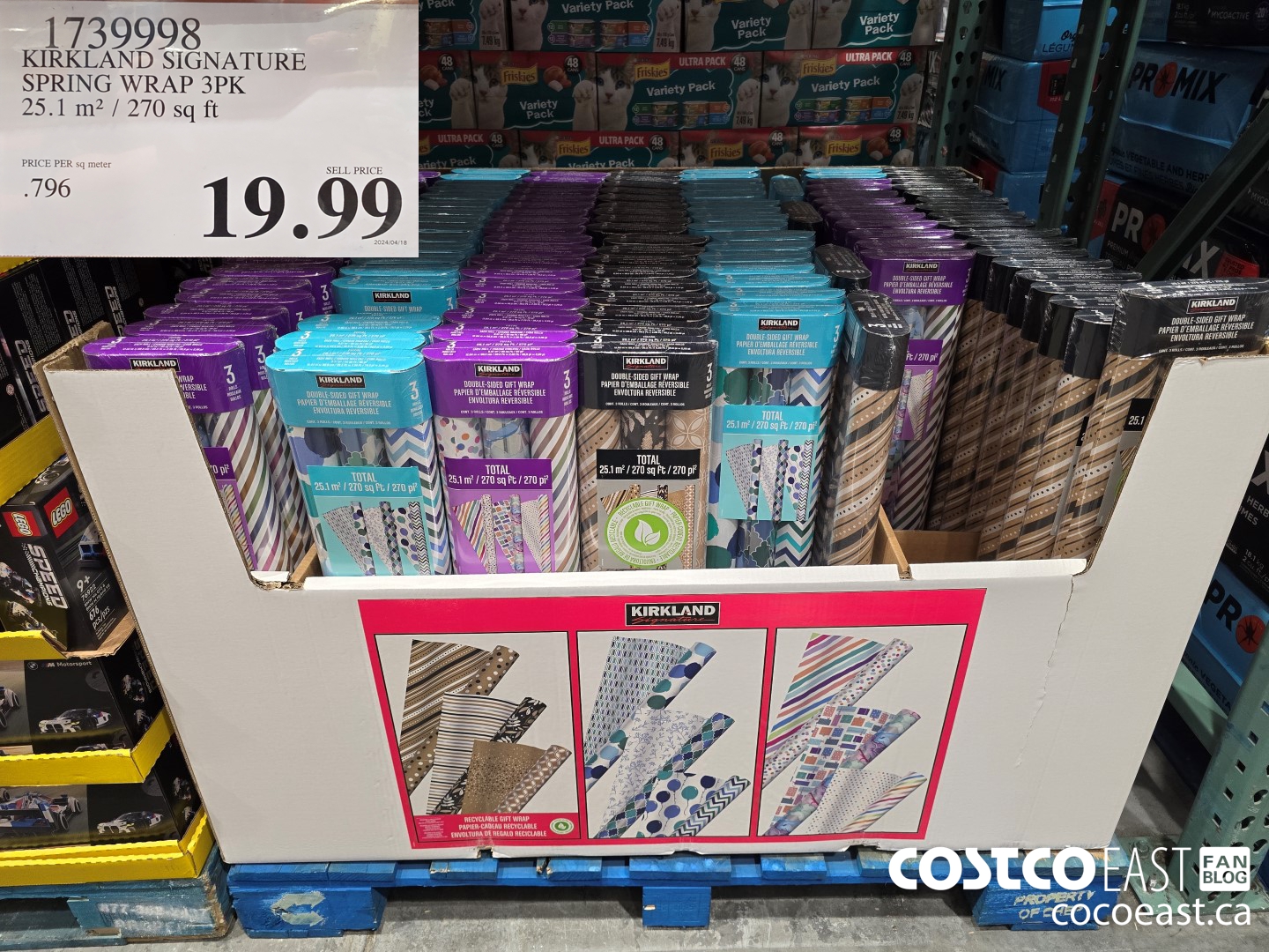 1739998 KIRKLAND SIGNATURE SPRING WRAP 3PK 25.1 M2 / 270 SQ FT $19.99