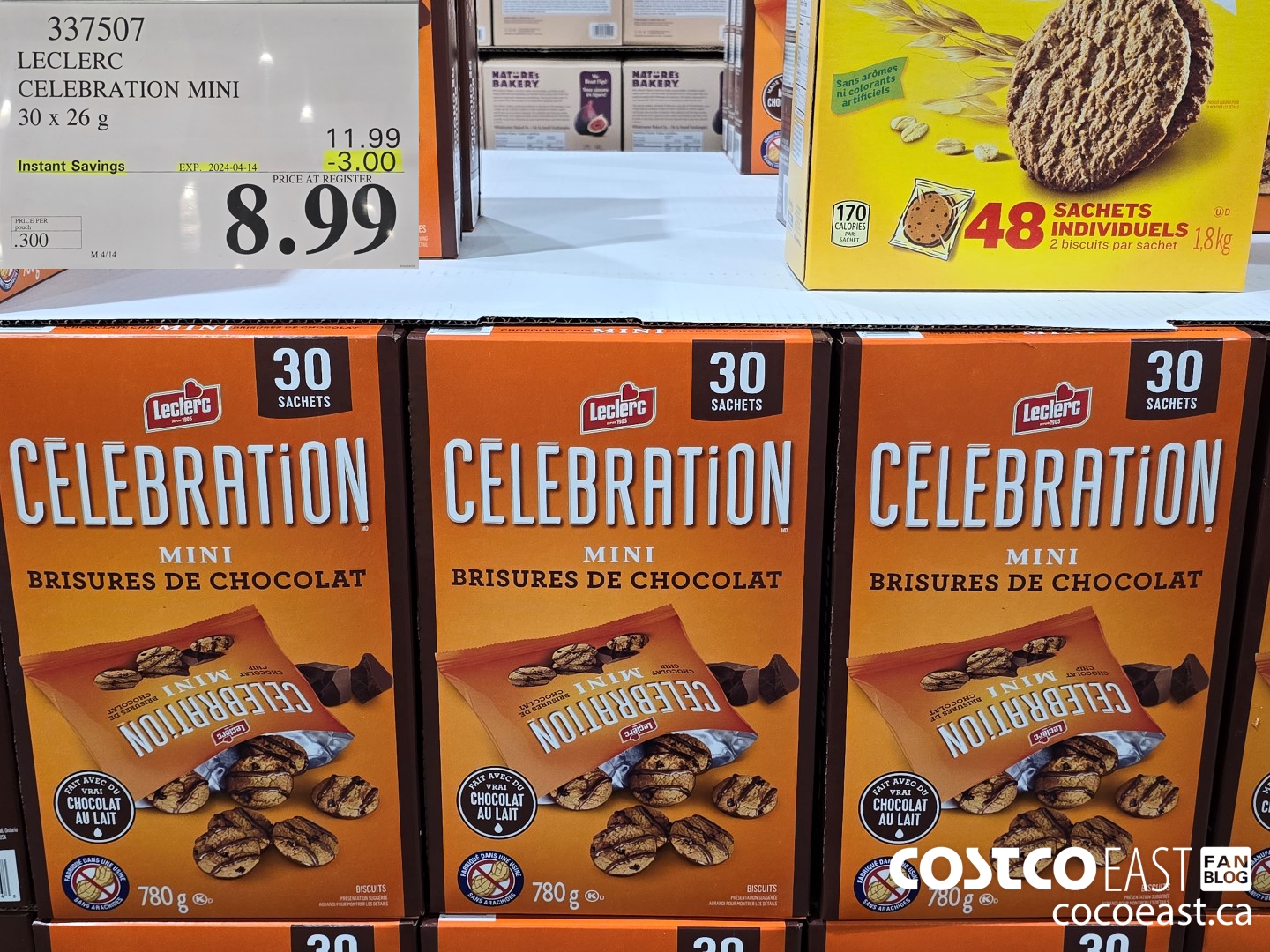 337507 LECLERC CELEBRATION MINI 30 X 26 G ($3.00 INSTANT SAVINGS EXPIRES ON 2024-04-14) $8.99