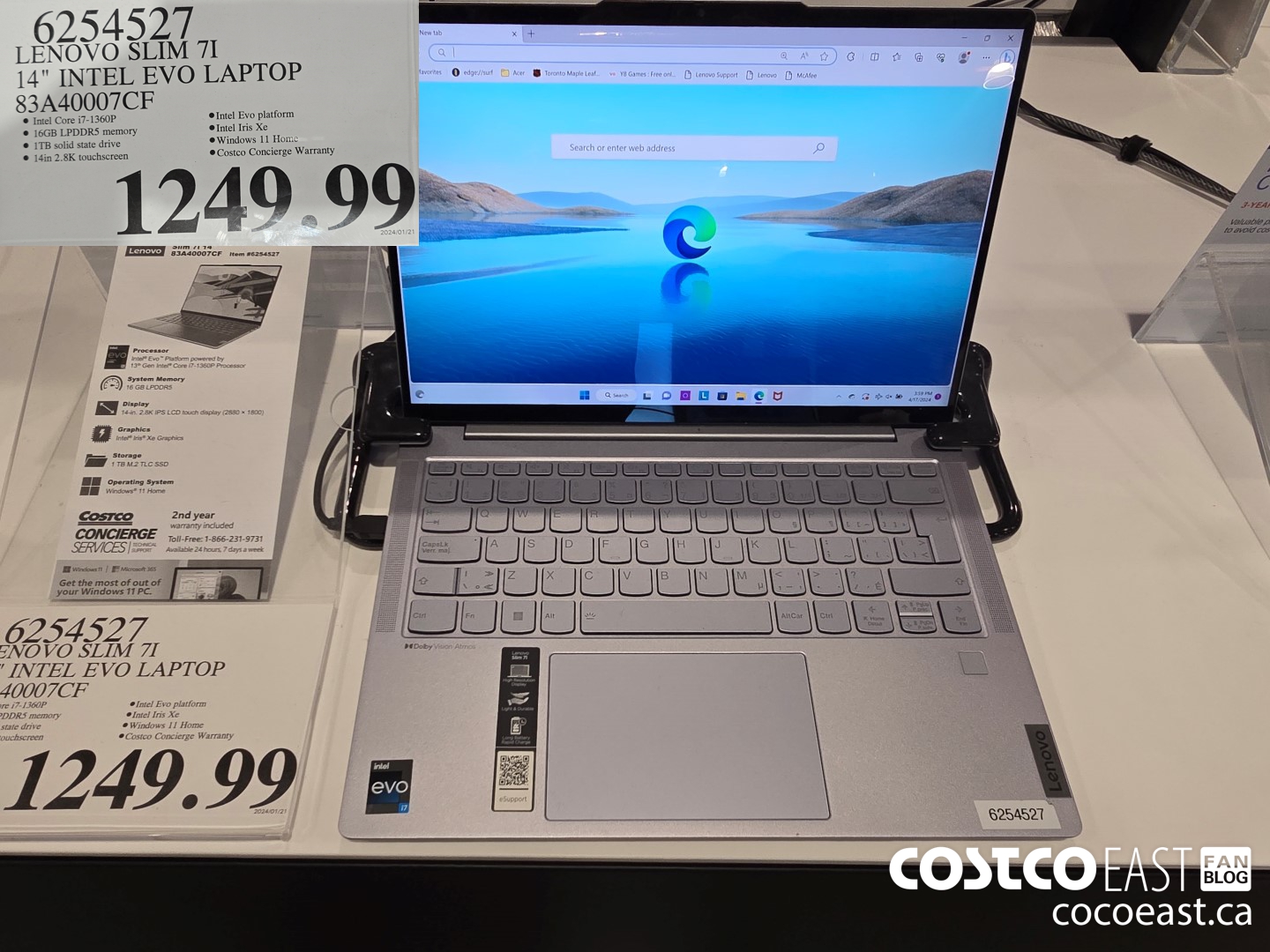 6254527 LENOVO SLIM 7I 14