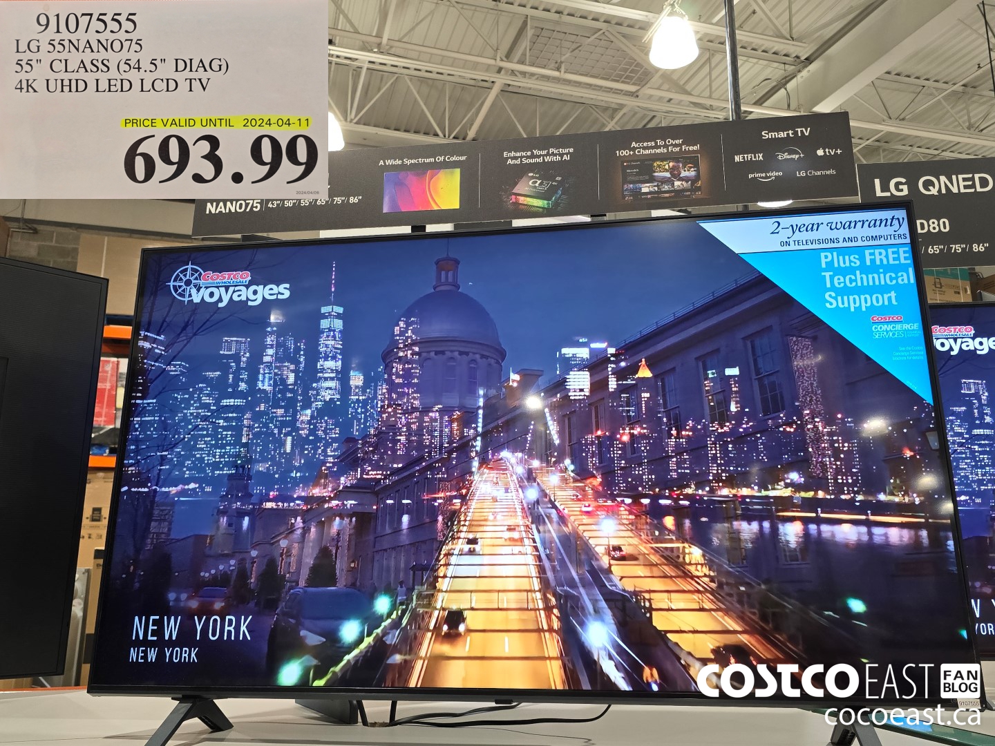 9107555 LG 55NANO75 55