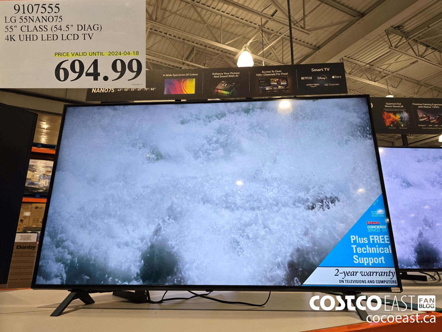 9107555 LG 55NANO75 55