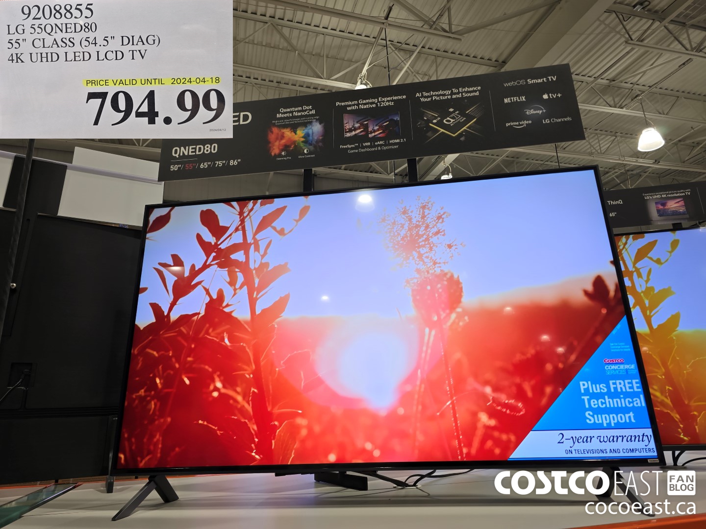 9208855 LG 55QNED80 55