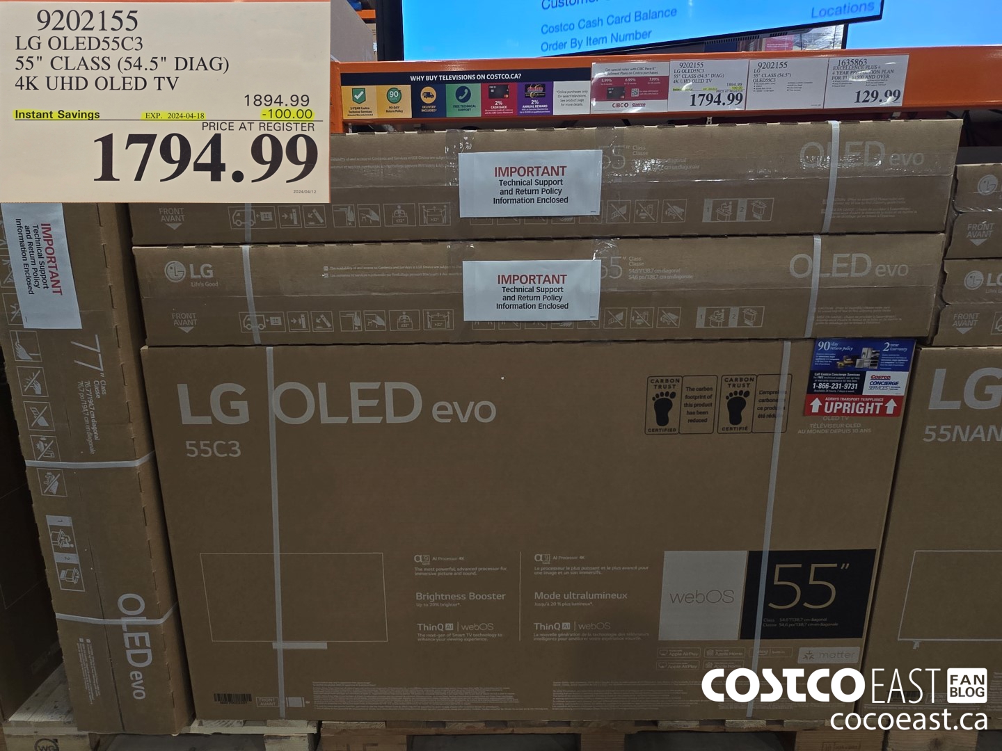 9202155 LG OLED55C3 55