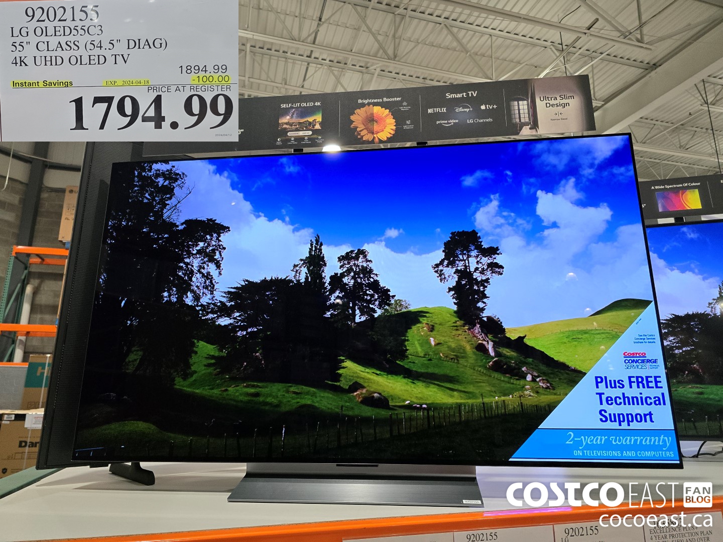 9202155 LG OLED55C3 55