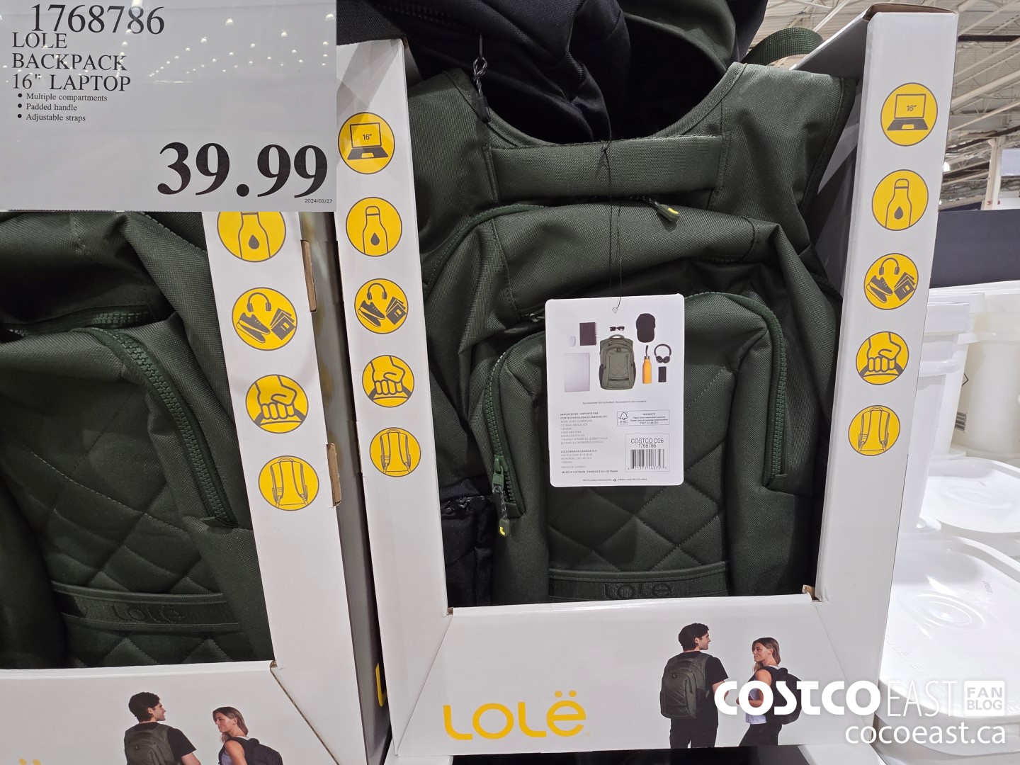 1768736 LOLE BACKPACK 16