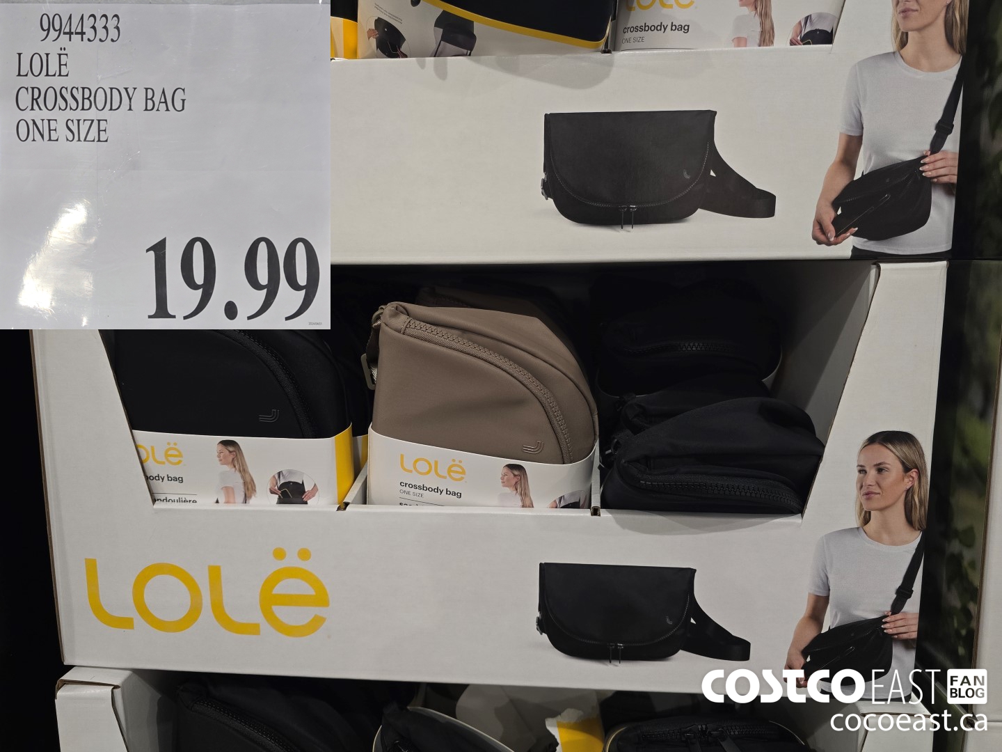 9944333 LOLE CROSSBODY BAG ONE SIZE $19.99