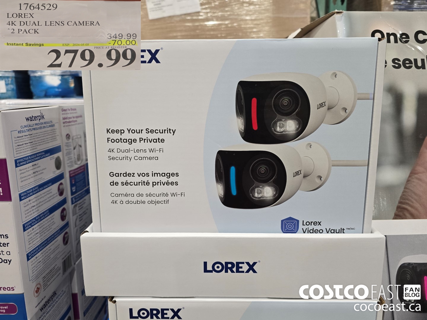 1764529 LOREX 4K DUAL LENS CAMERA 2 PACK ($70.00 INSTANT SAVINGS EXPIRES ON 2024-05-05) $279.99