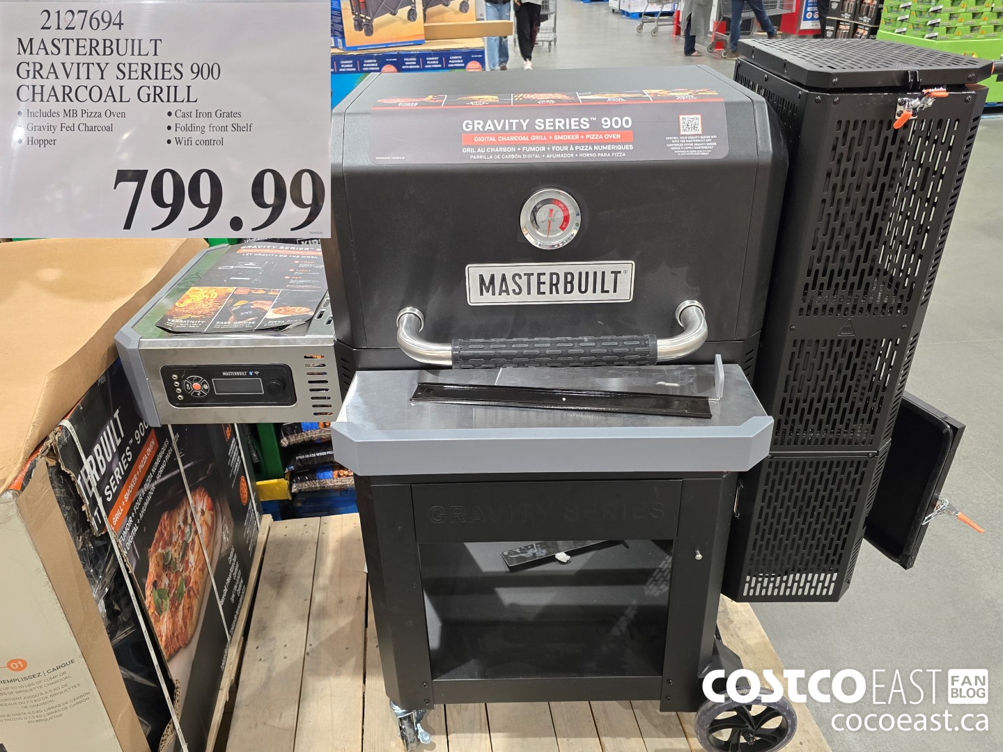 2127694 MASTERBUILT GRAVITY SERIES 900 CHARCOAL GRILL $799.99