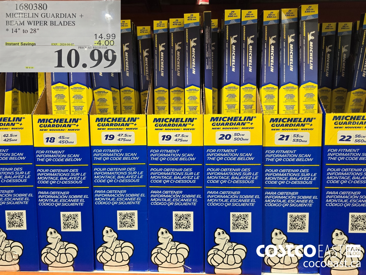 1680380 MICHELIN GUARDIAN + BEAM WIPER BLADES 14