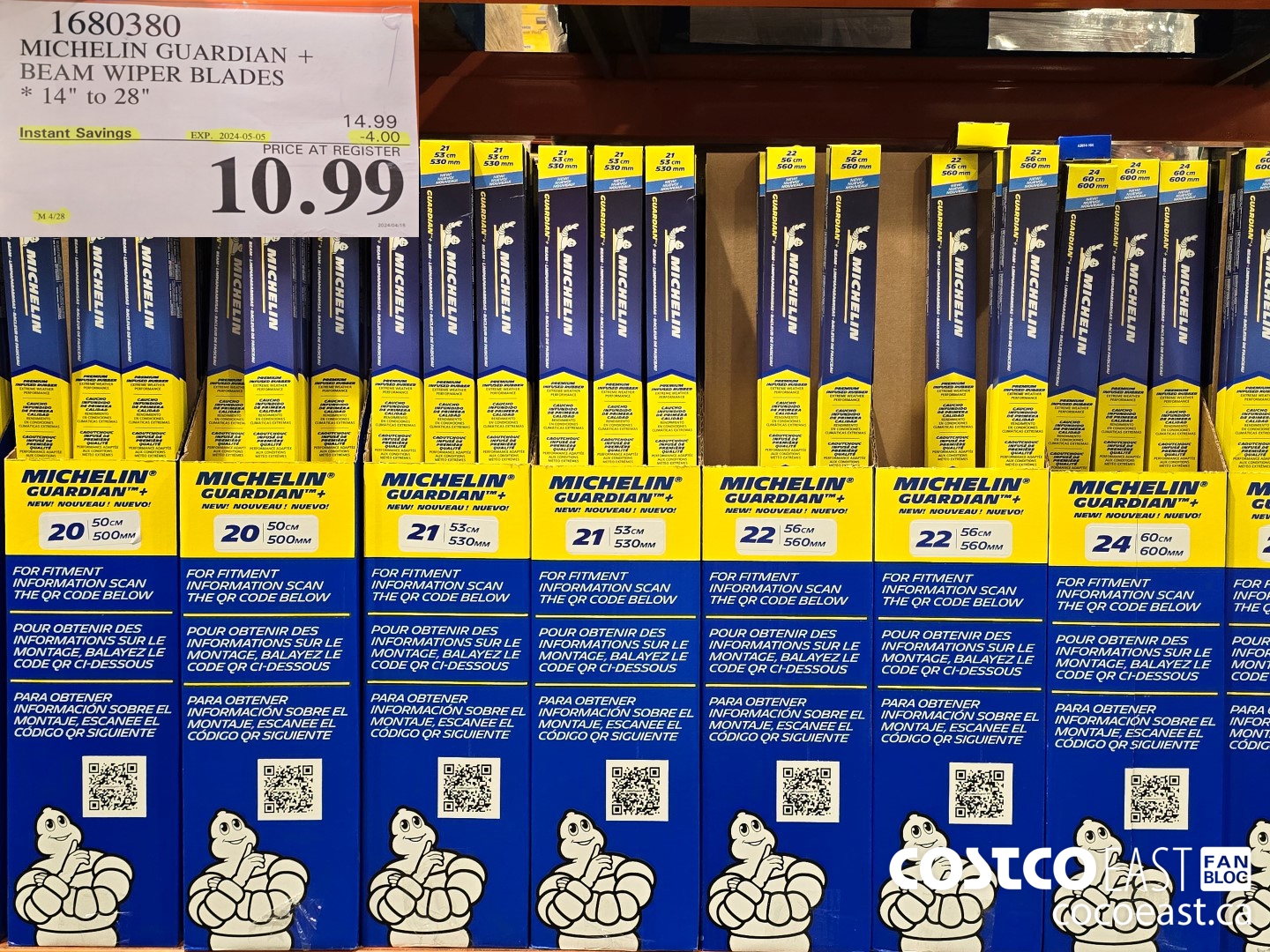 1680380 MICHELIN GUARDIAN + BEAM WIPER BLADES 14