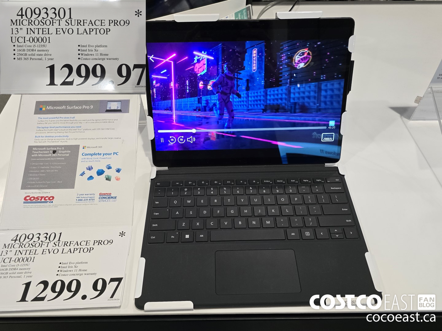 4093301 MICROSOFT SURFACE PRO9 13