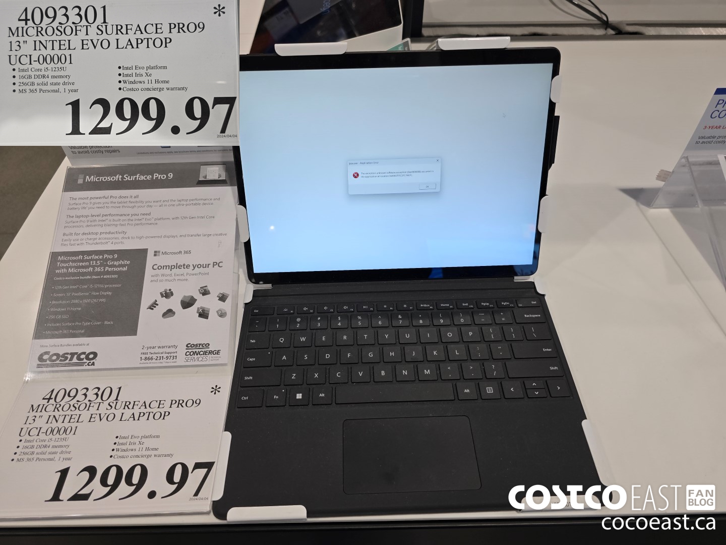 4093301 MICROSOFT SURFACE PRO9 13