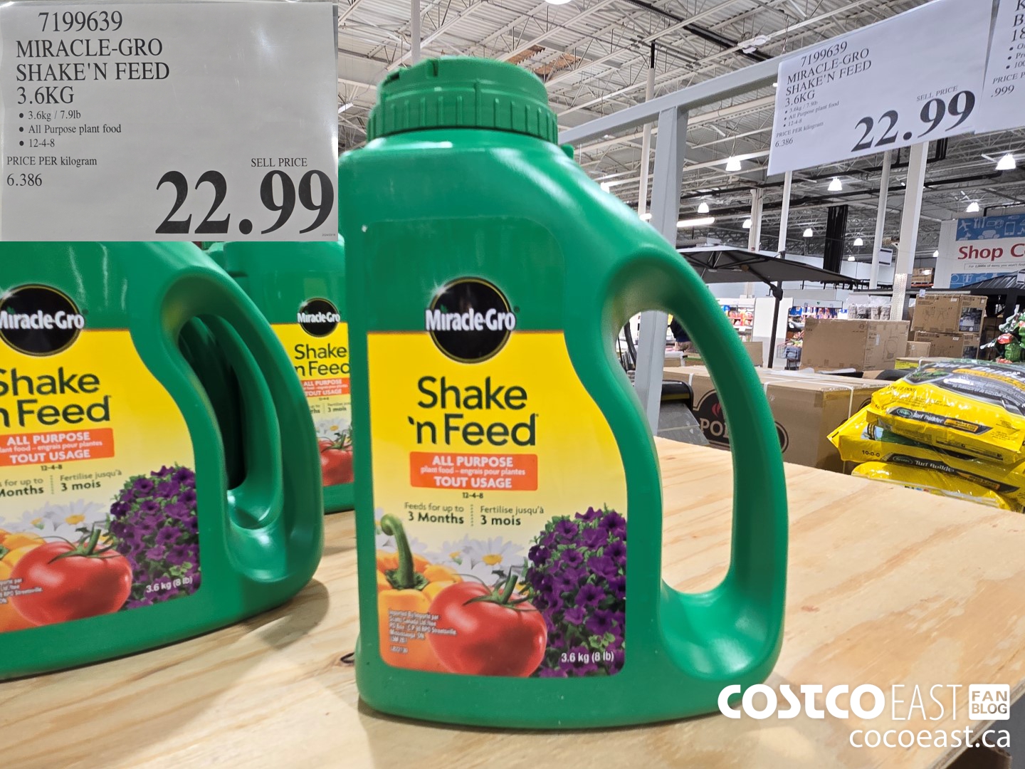 7199639 MIRACLE-GRO SHAKE'N FEED 3.6KG $22.99