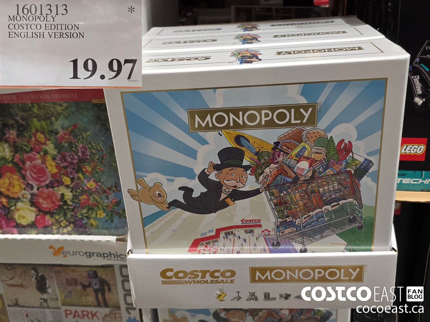 1601313 MONOPOLY COSTCO EDITION ENGLISH VERSION $19.97