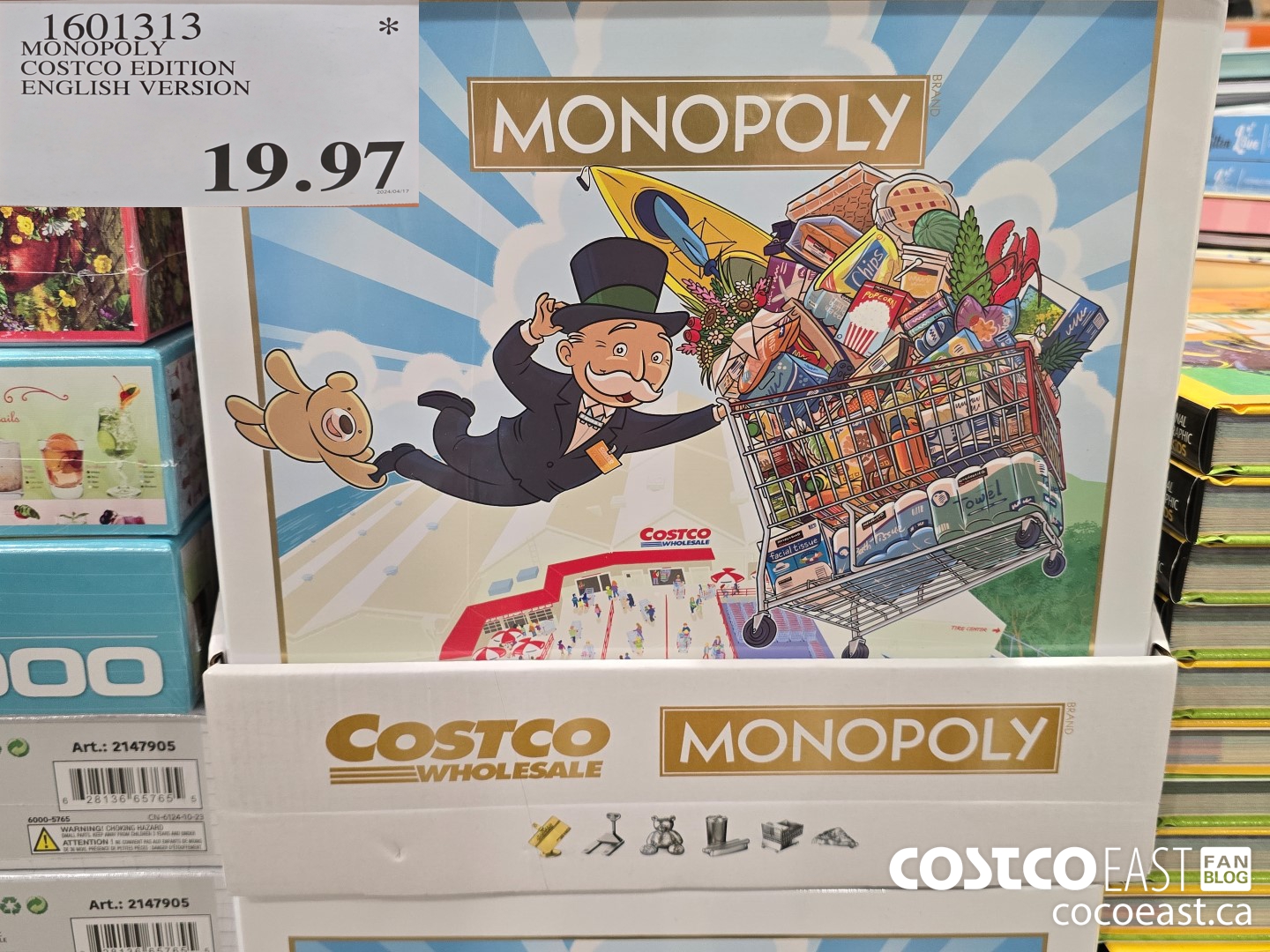 1601313 MONOPOLY COSTCO EDITION ENGLISH VERSION $19.97