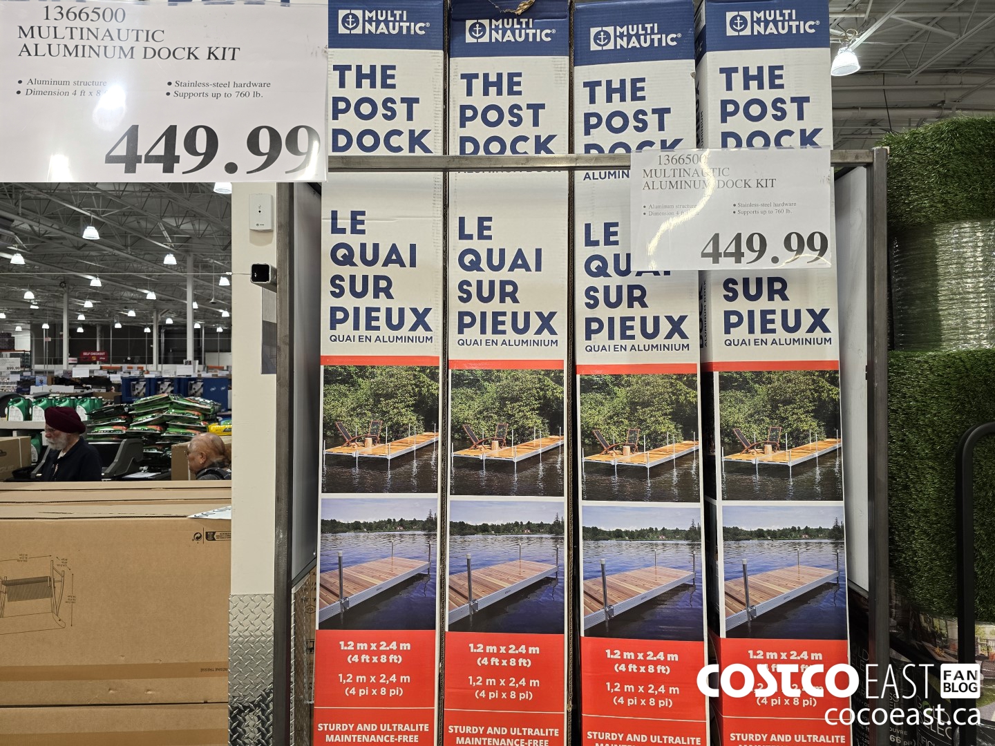 1366500 MULTINAUTIC ALUMINUM DOCK KIT $449.99