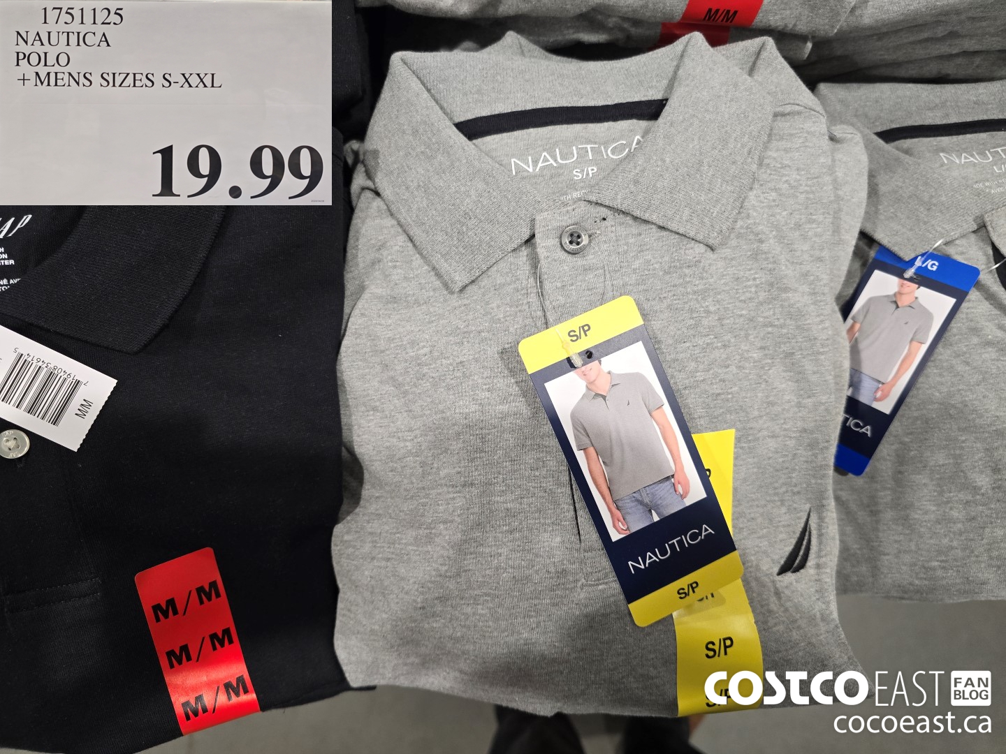 1751125 NAUTICA POLO MENS SIZES S-XXL $19.99