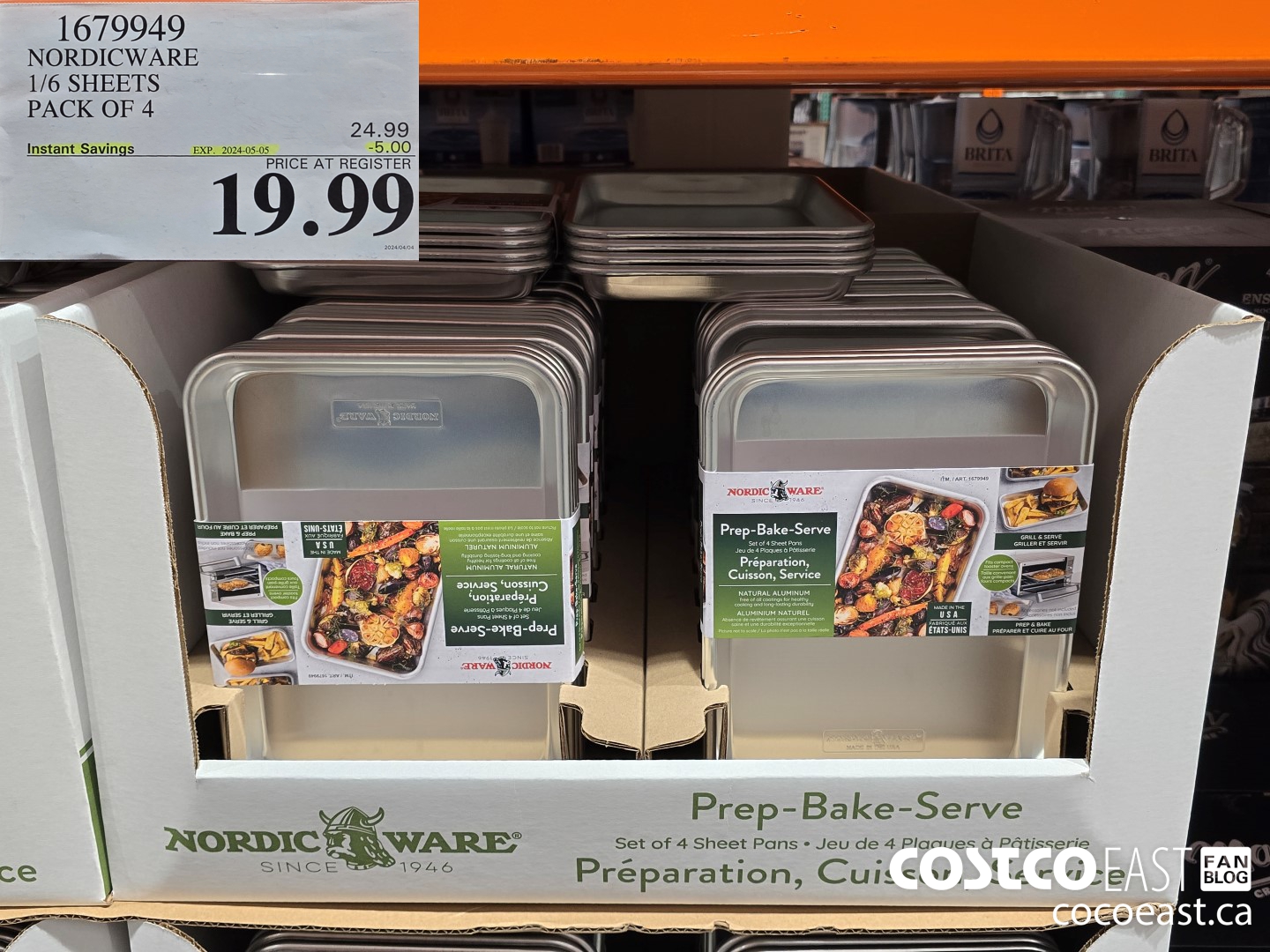 1679949 NORDICWARE 1/6 SHEETS PACK OF 4 ($5.00 INSTANT SAVINGS EXPIRES ON 2024-05-05) $19.99
