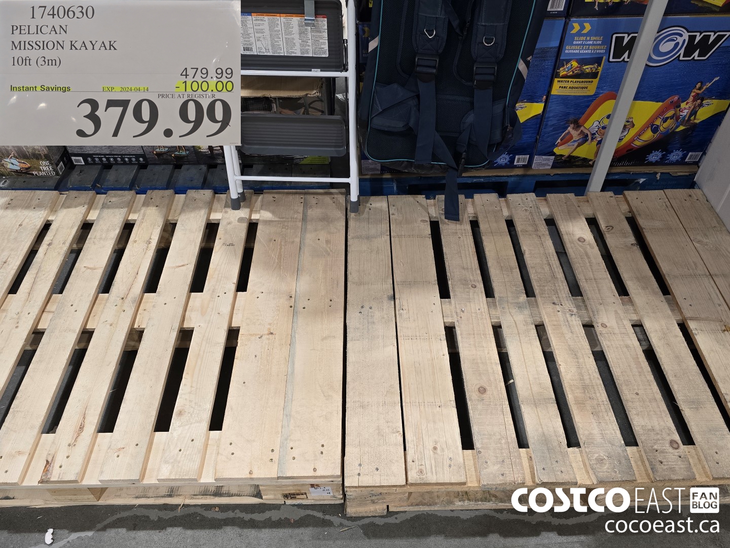 1740630 PELICAN MISSION KAYAK 10ft (3m) ($100.00 INSTANT SAVINGS EXPIRES ON 2024-04-14) $379.99