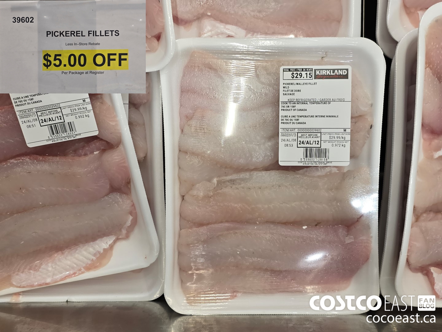 39602 PICKEREL FILLETS ($5.00 INSTANT SAVINGS)